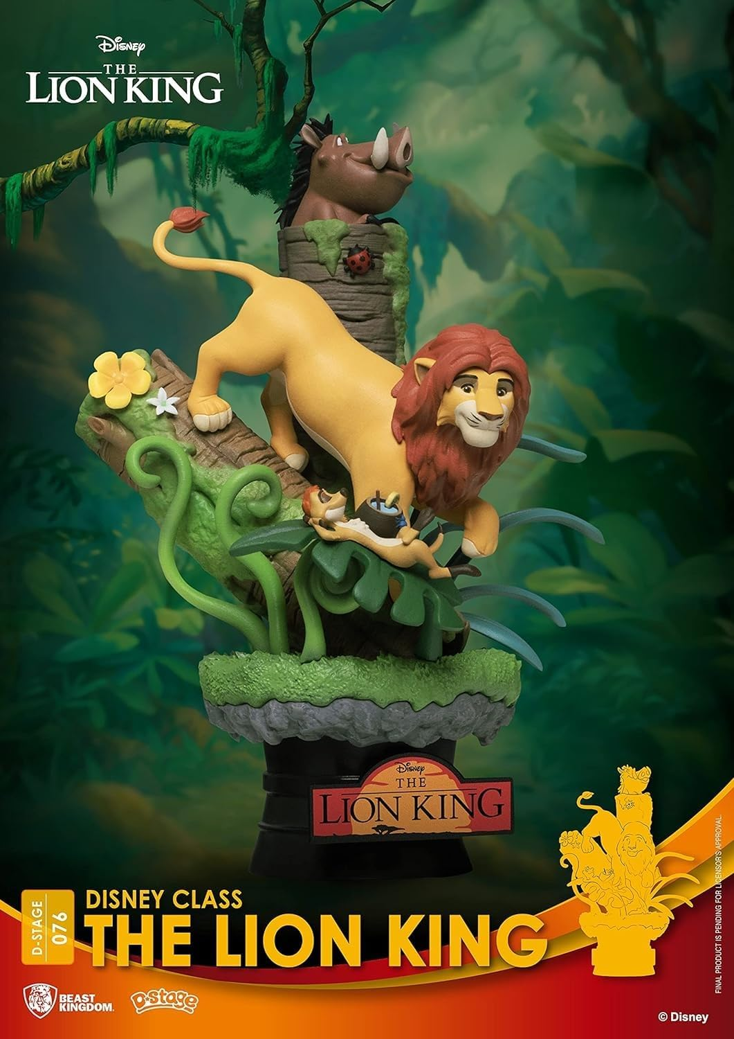 Beast Kingdom D Stage Disney Classic Lion King Figure Statue image number 4
