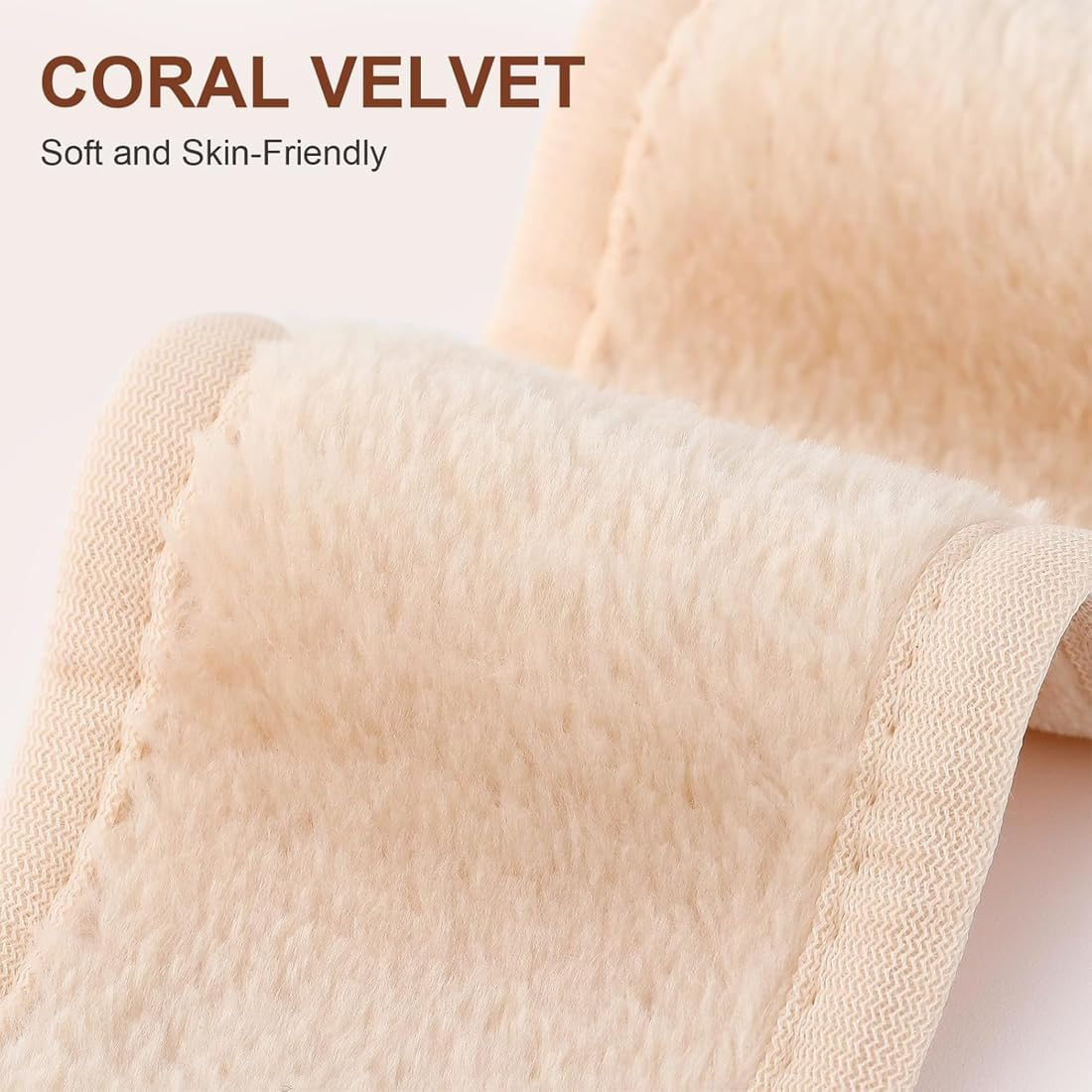 SGERUFZ Pack of 3 Face Wash Headbands, Coral Fleece Elastic Makeup Headband (Green, Pink, Light Beige) image number 2