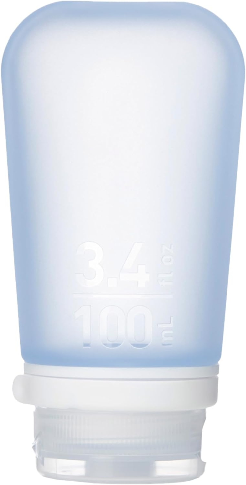 Humangear Gotoob+ (Large) | Refillable Silicone Travel Bottle | Locking Lid | Food-Safe Material | Blue, Large (3.4 Fl.Oz.; 100Ml) image number 2
