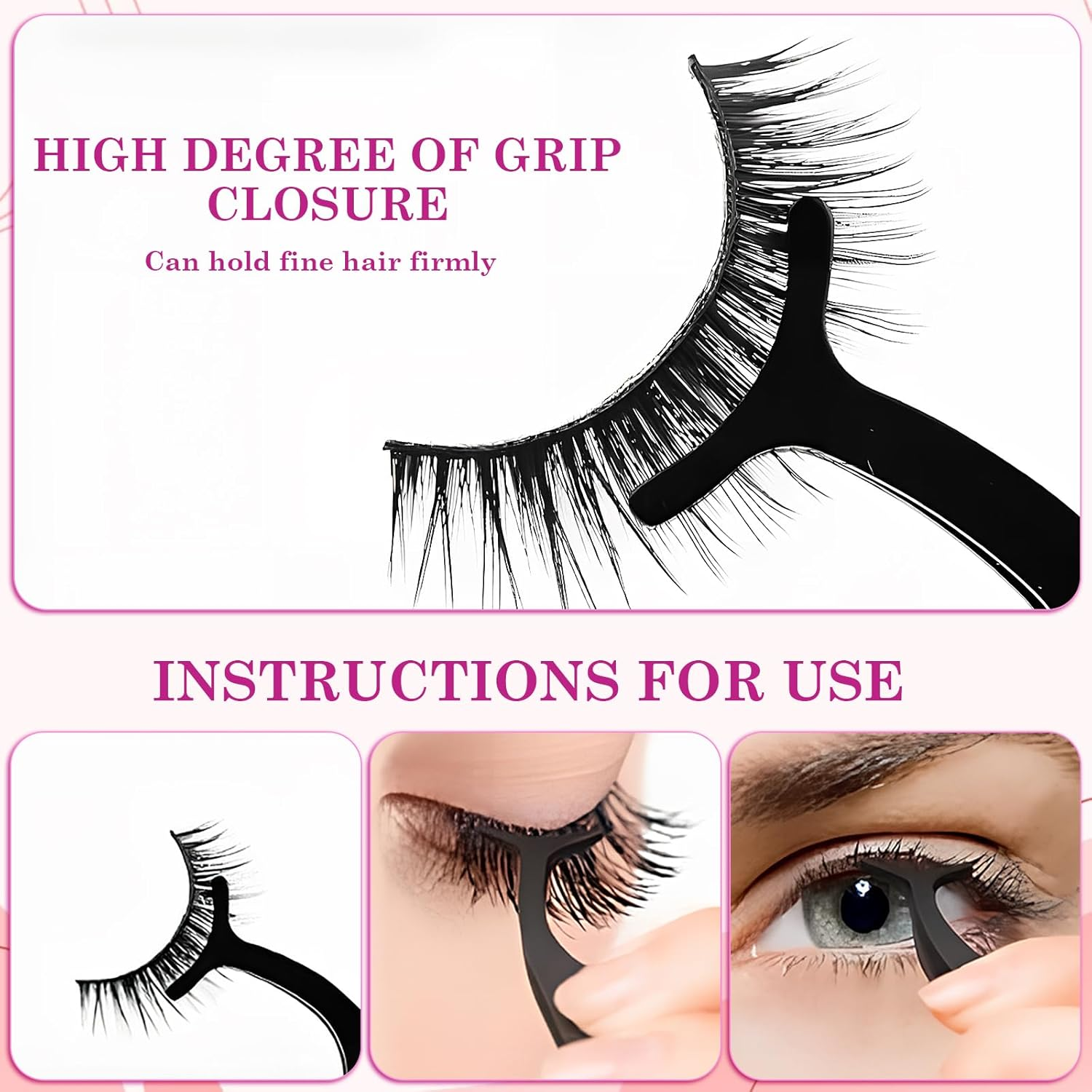 Professional Eyelash Curler Kit for Women, Durable Eyelash Curler, Make up Tool, Eyelashes with 10 Pieces Silicone Refill Pads and Beauty Eyelash Brush, Suitable for All Eye Shapes image number 5