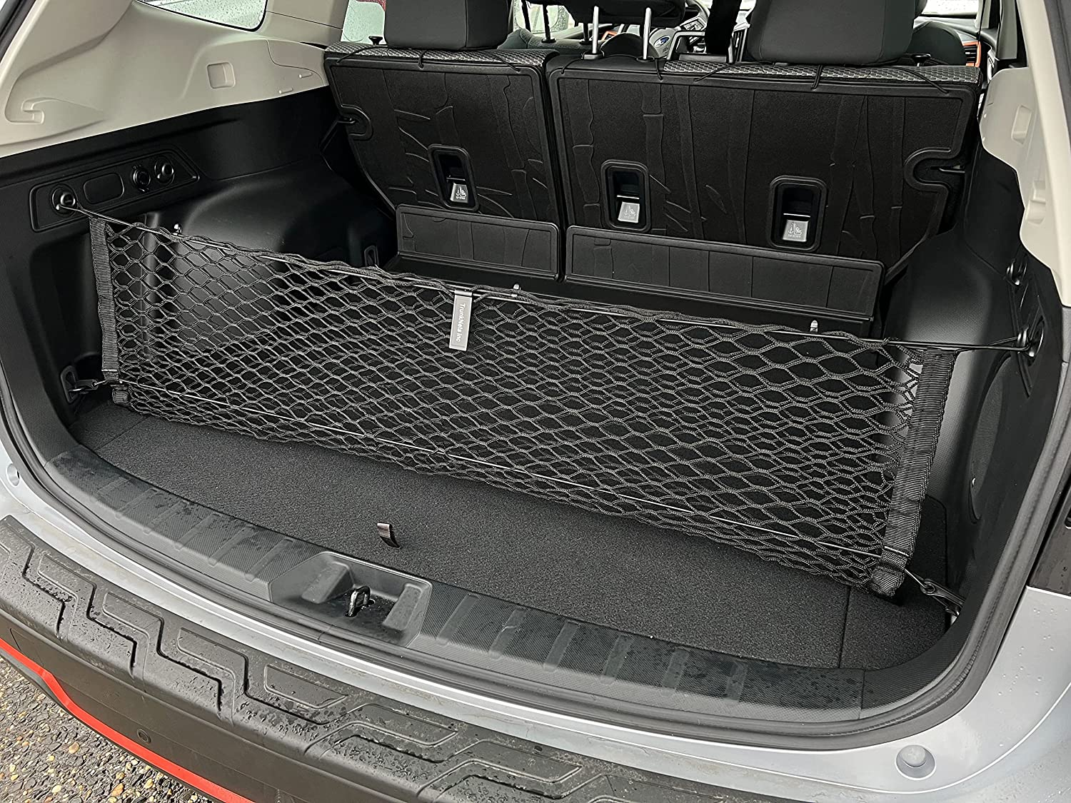 Envelope Style Automotive Elastic Trunk Mesh Cargo Net for Subaru Forester (SK) 2019-2023 - Premium Trunk Organizer and Storage - Luggage Net for SUV - Best Car Organizer for Subaru Forester image number 5