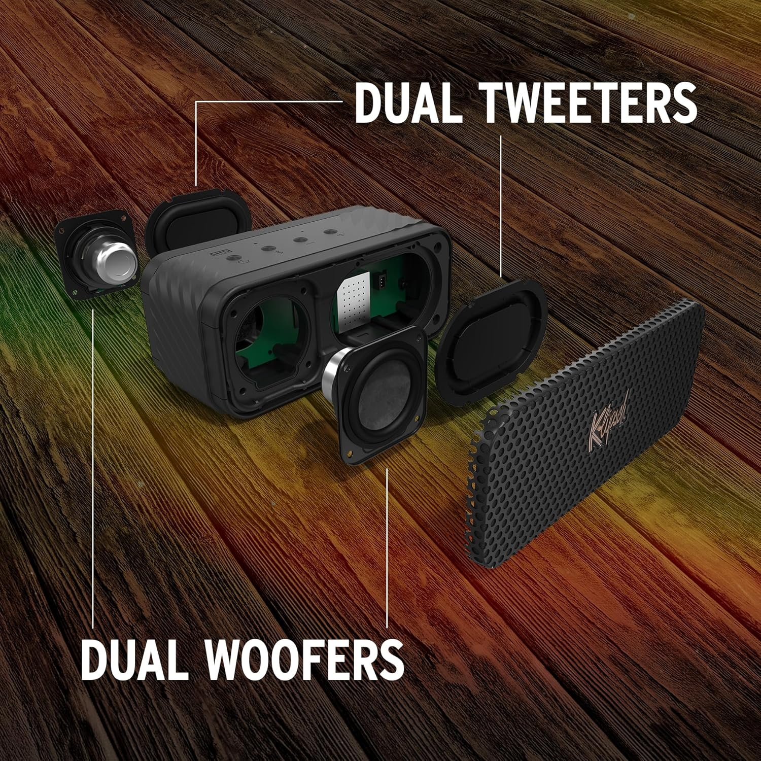 Klipsch Nashville Portable Bluetooth Speaker, Black image number 1