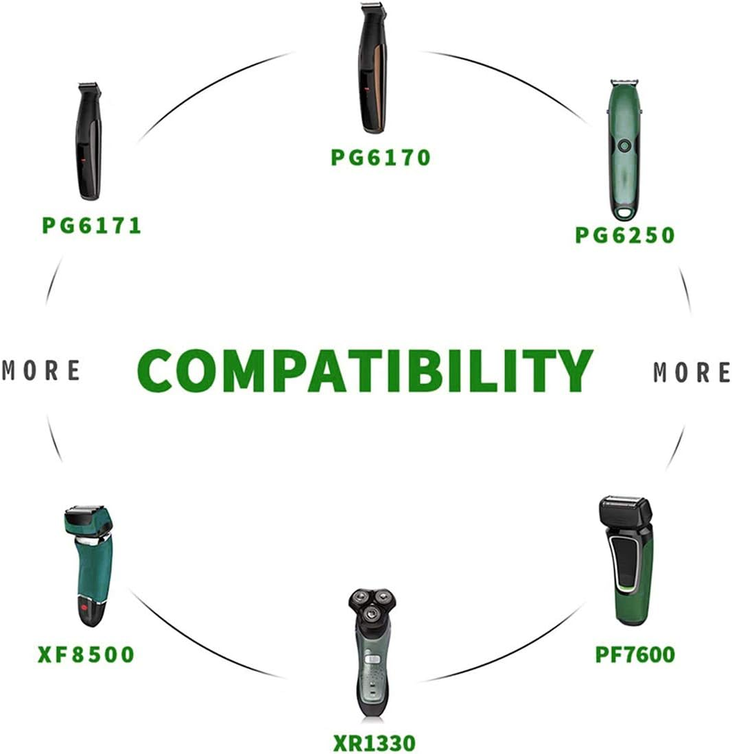 5V Shaver Charger Compatible with Remington PA-0510N HC5870 PF7500 PF7600 PG6170 PG6171 PG6250 XF8550 XF8700 XR1370 XR1400 XR1430 XR1470 Electric Razor image number 2