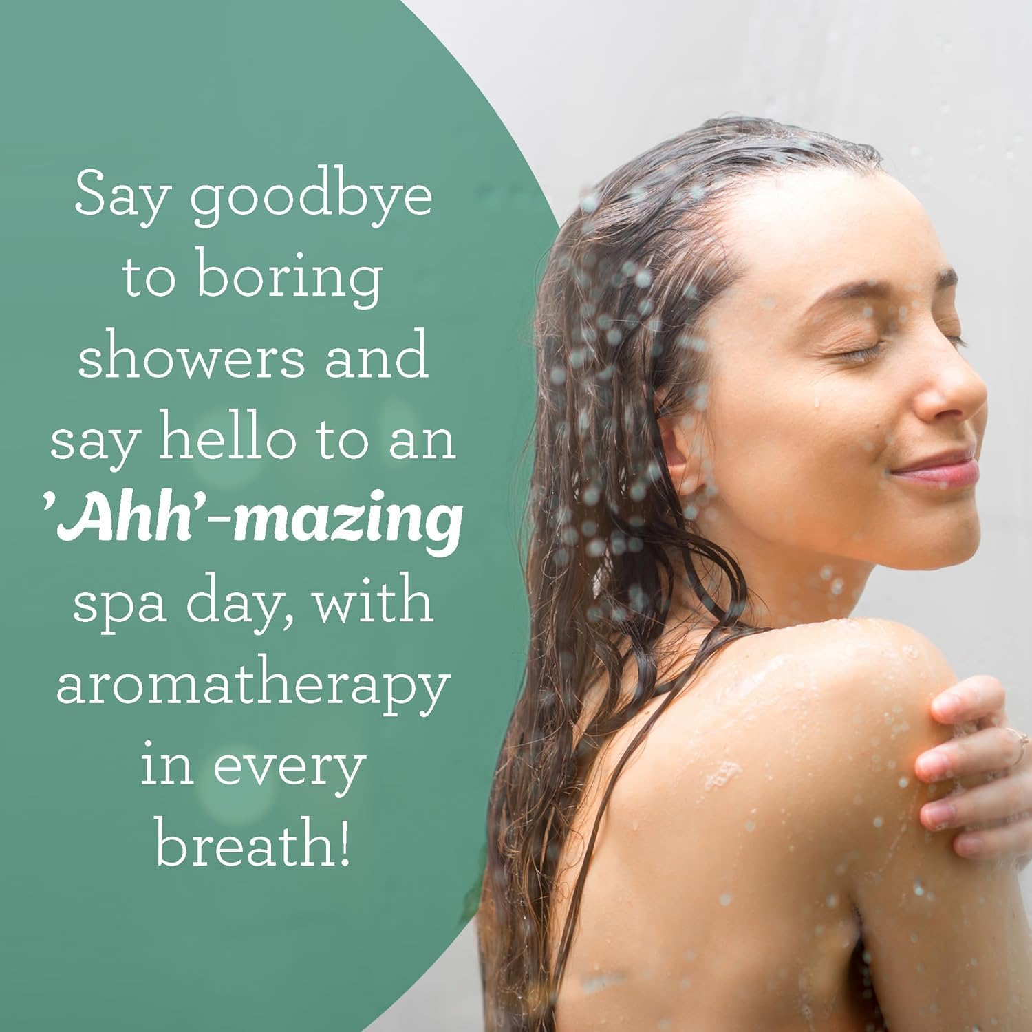 Gurunanda Breathe Shower Steamer Tablets (Pack of 10) - 100% Natural Eucalyptus Essential Oil Helps with Congestion and Basil Supports Stress Relief & Mental Clarity - Perfect for Home Spa & Self Care image number 3