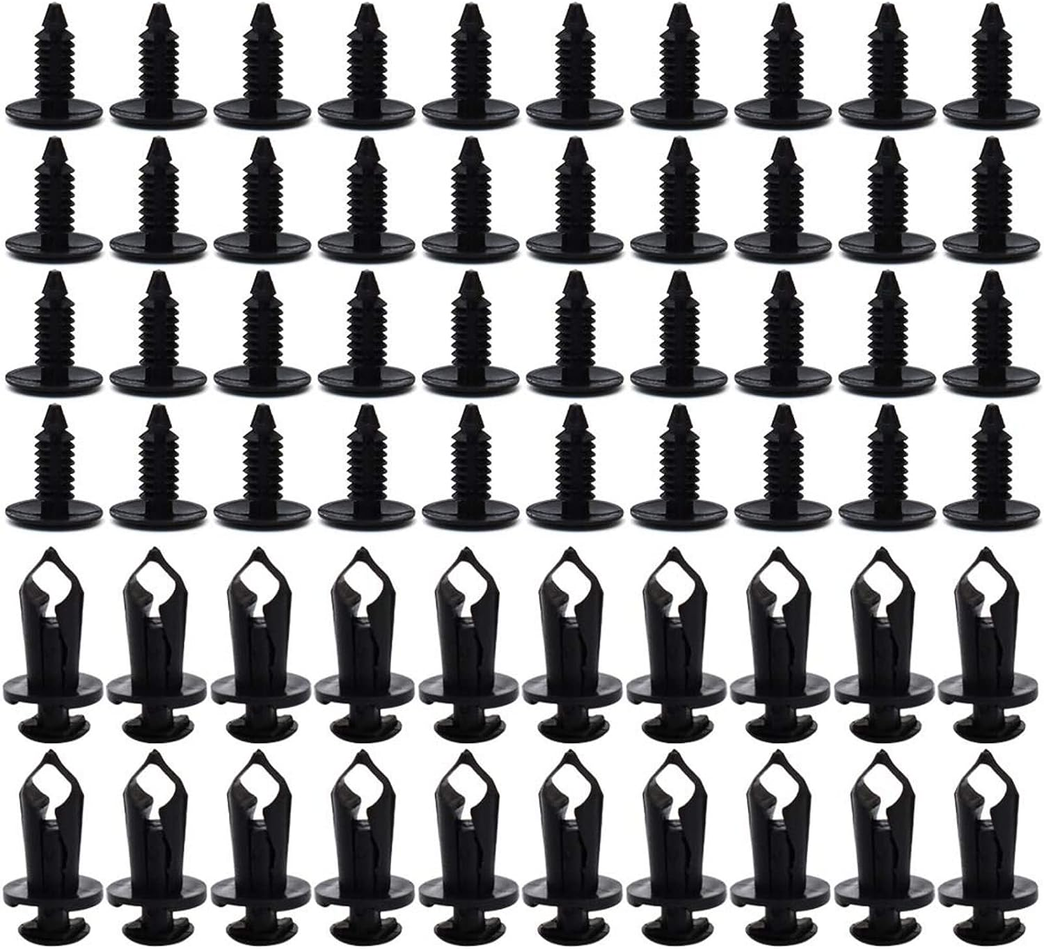 190 Pcs Car Trim Clips, Fastener Rivet Clips 6 Sizes, Plastic Clips Trim Tool for Auto Interior Repair, Plastic Rivets Retainer Clips, Car Trim Removal Kit for Bumper Radio Dashboard Panel Door Repair image number 3