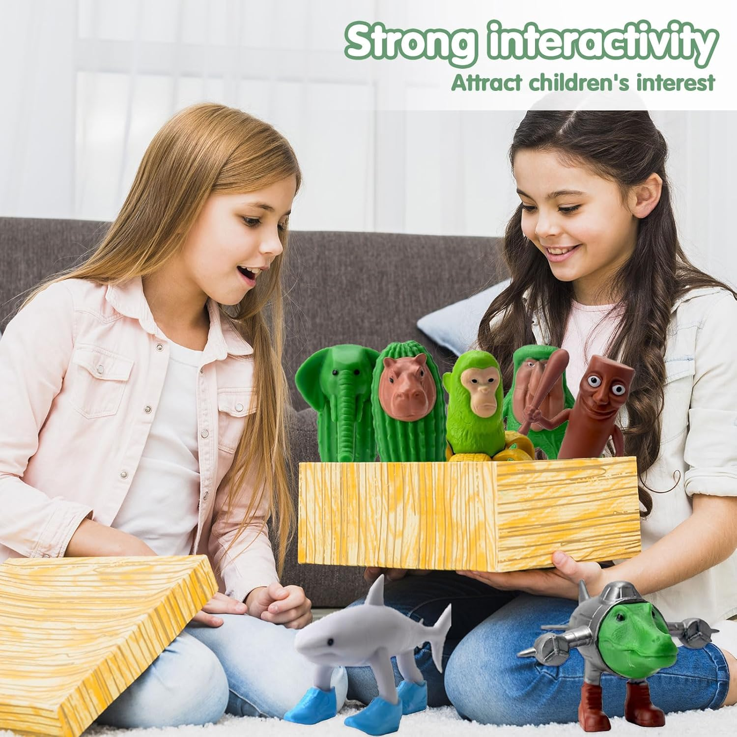 Italian Brainrot Figures Set, 8 Pieces Tralalero Meme Figures, Funny 3D Printed Collectible Figures, Shark, Monkey & More, Decoration & Gift for Fans image number 4