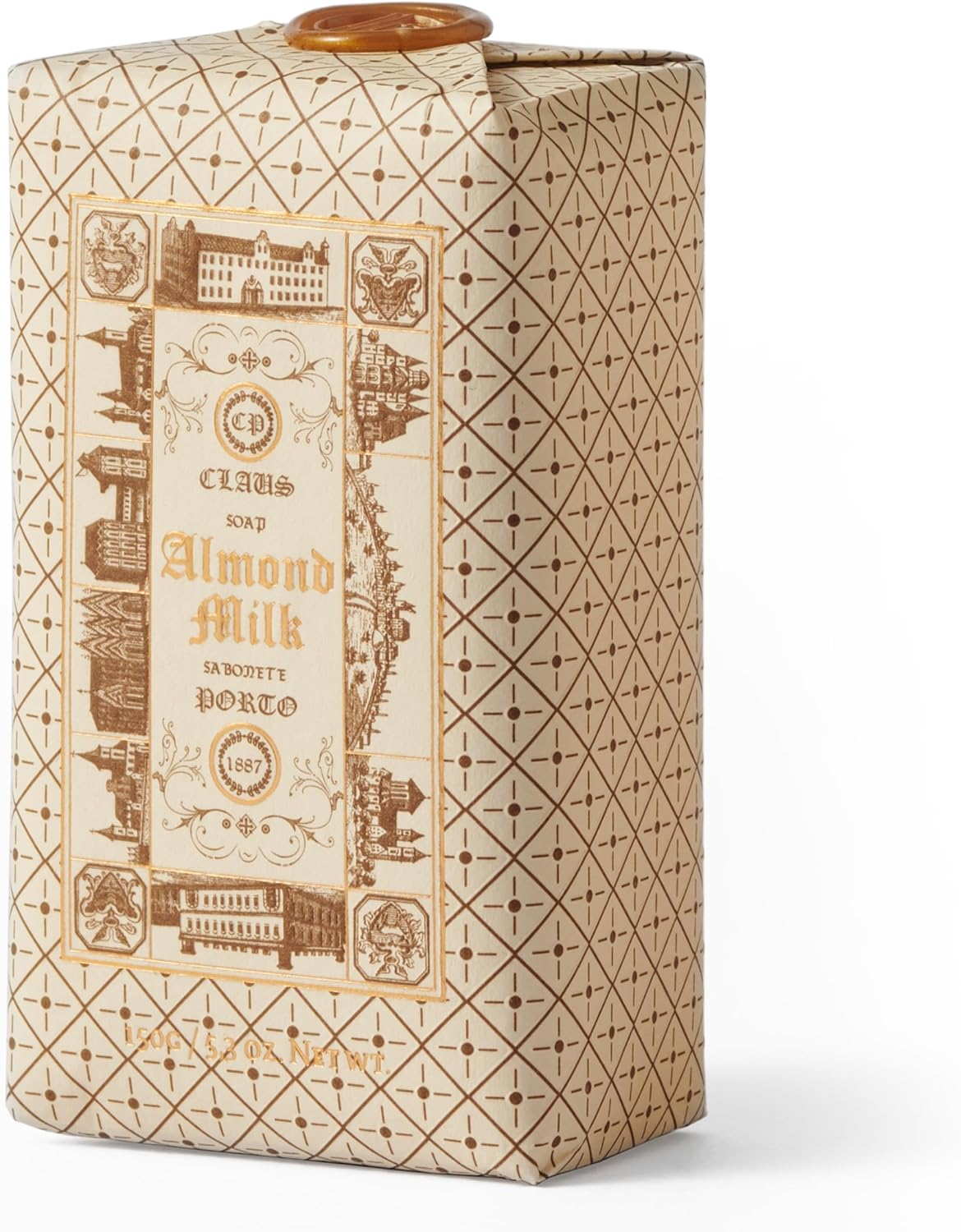 Claus Porto Double Almond Milk Soap by Claus Porto for Unisex - 5.3 Oz Bar Soap, 150 G image number 3