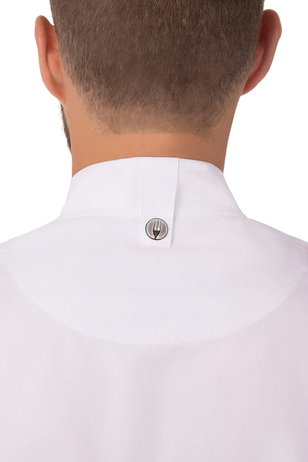 Chef Works Mens Springfield Chef Coat Short Sleeve Chef'S Jacket image number 2