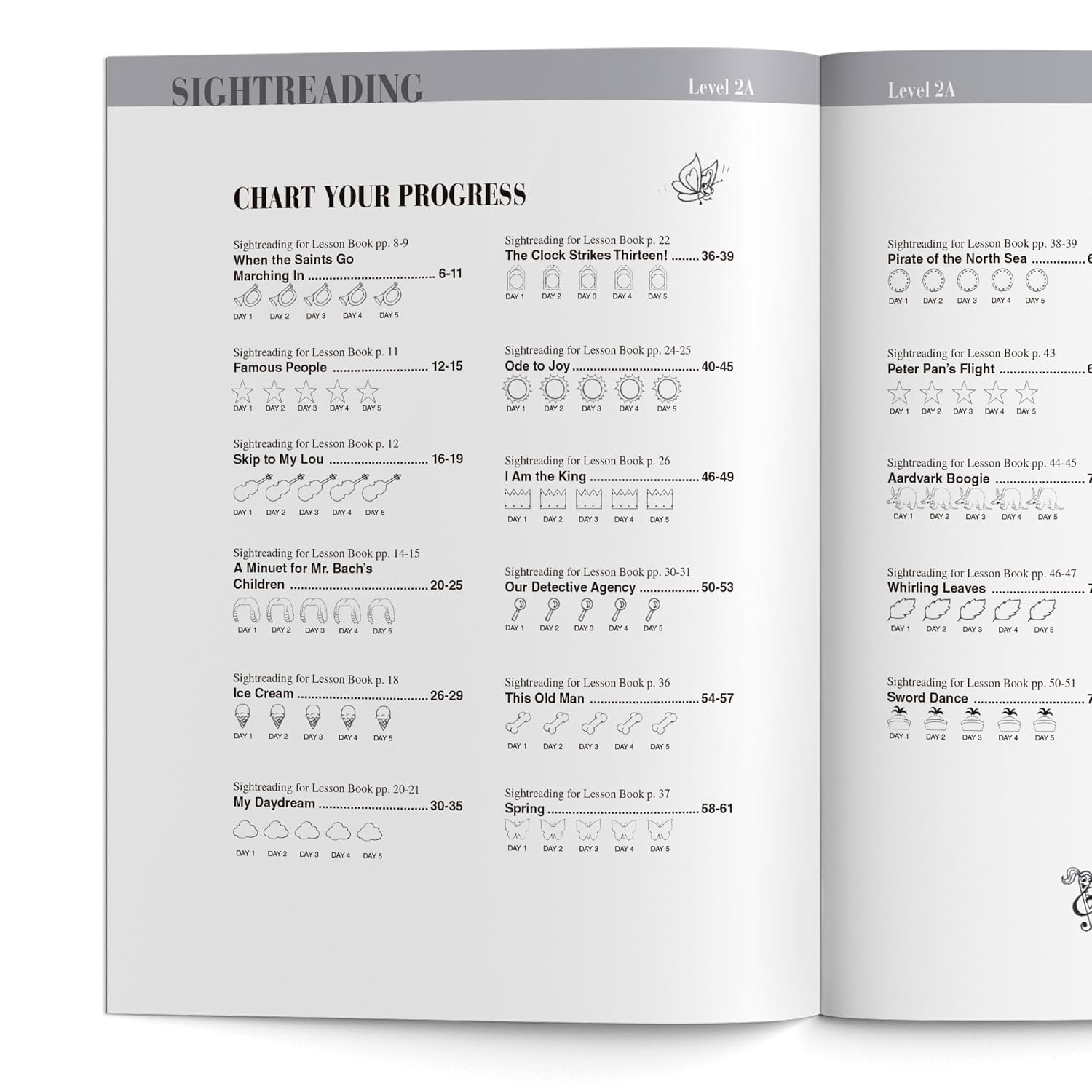 Faber Piano Adventures Level 2A Sightreading Book image number 1