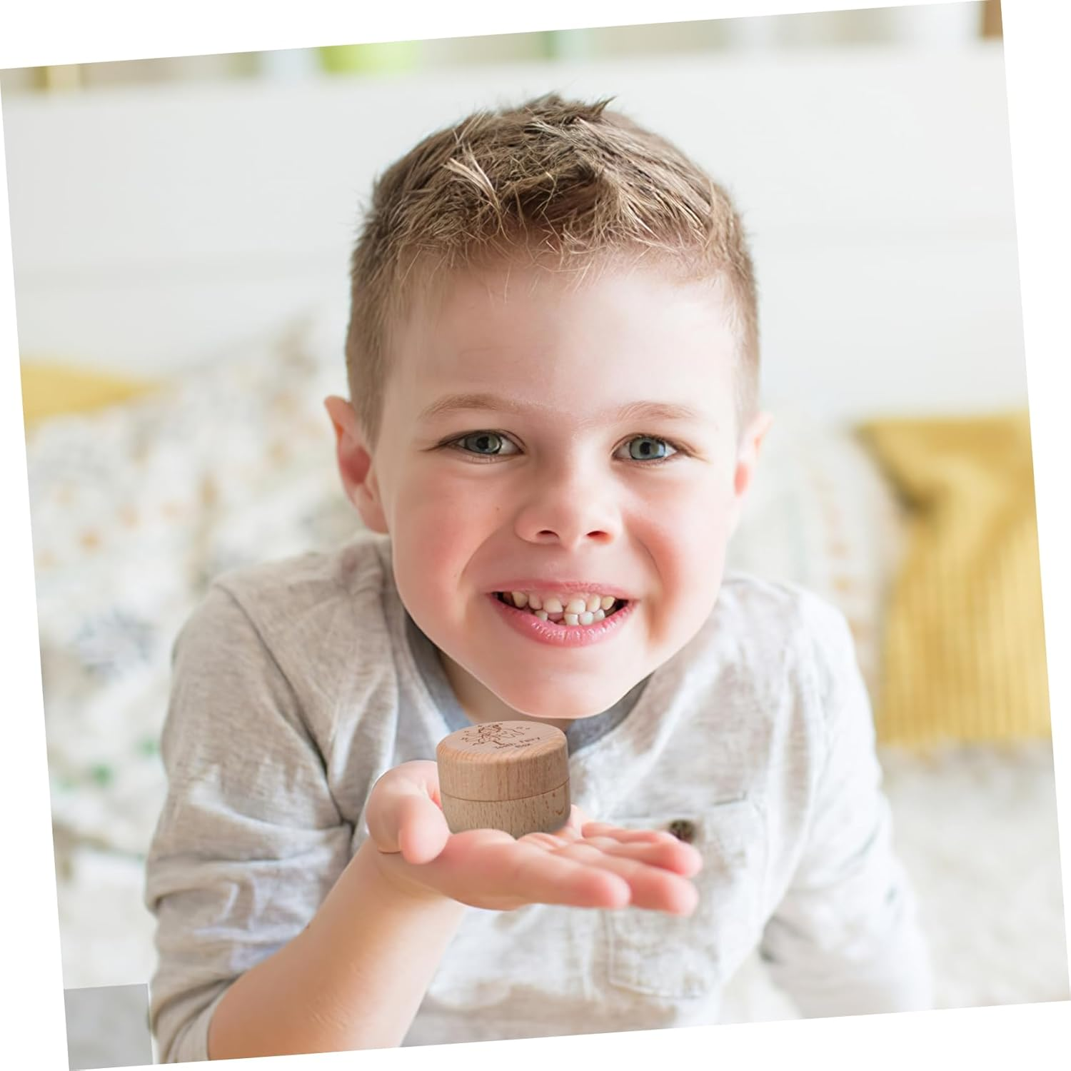 Wooden Tooth Keepsake Box Baby Tooth Holder for Boys and Girls Boys Girls Lost Storage Organizer Memory Keeper