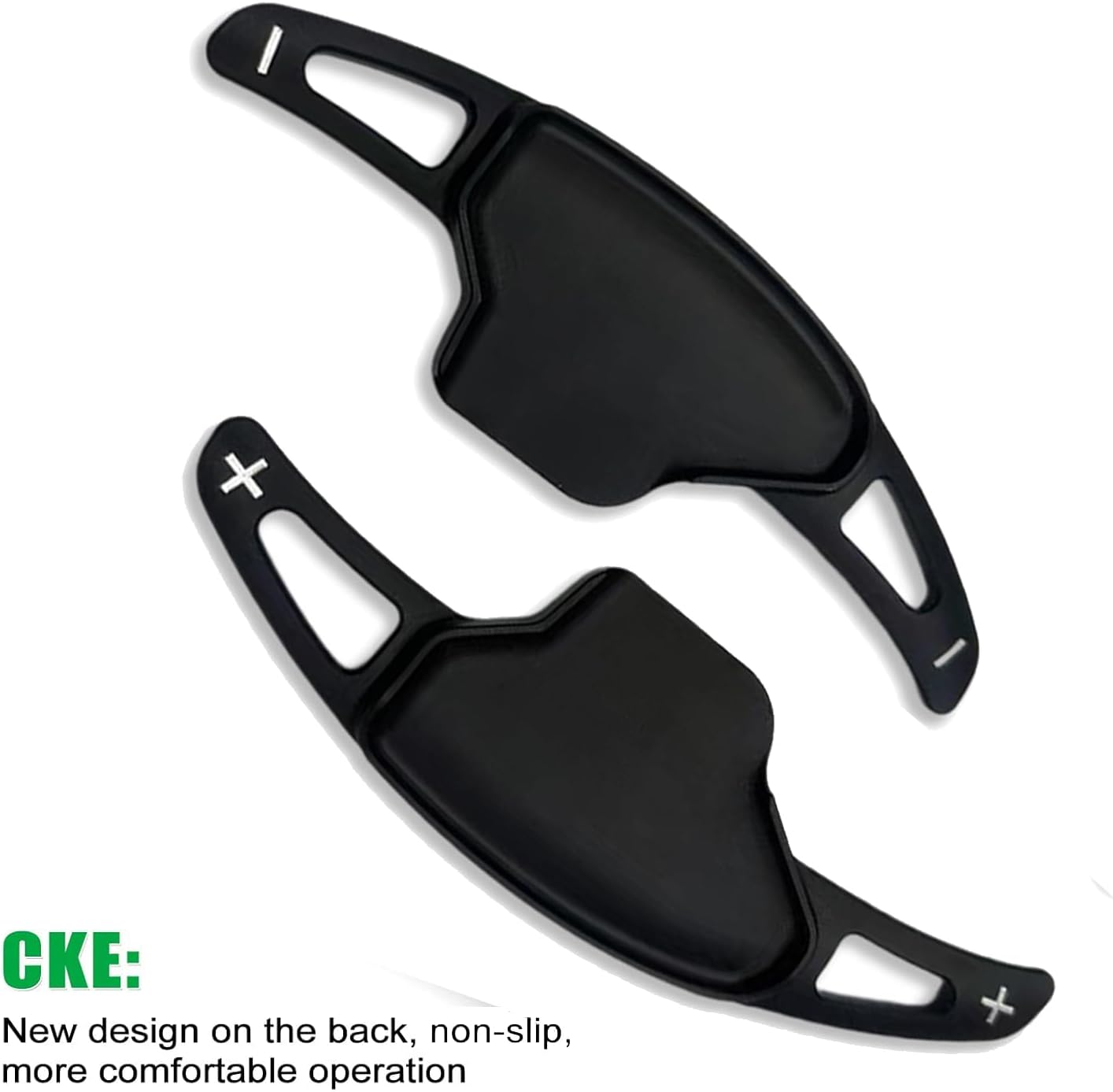 Aluminum Steering Wheel Paddle Shifter Extension Suitable for Guangqi Mitsubishi Outlander Car Steering Wheel Aluminum Alloy Modification Shift Paddles Interior Modification Parts Patch - Red image number 2