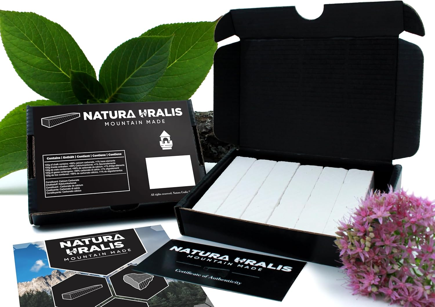 Premium Belgorod Sawn Chalk | 200G of White Chalk Bars - Amazing Crunch, Satisfying Earthy, Velvety and Firm Texture, ASMR Sensation, Natural Calcium Carbonate image number 3