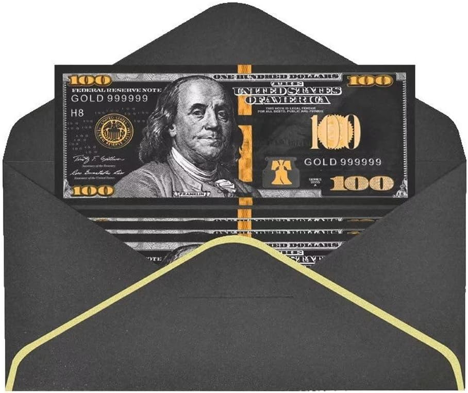 Black Gold Dollar Bills, 100 Gold Bills Bank Note for Collectors, 10Pc-100 Black Gold - 10Pc 1000 image number 6