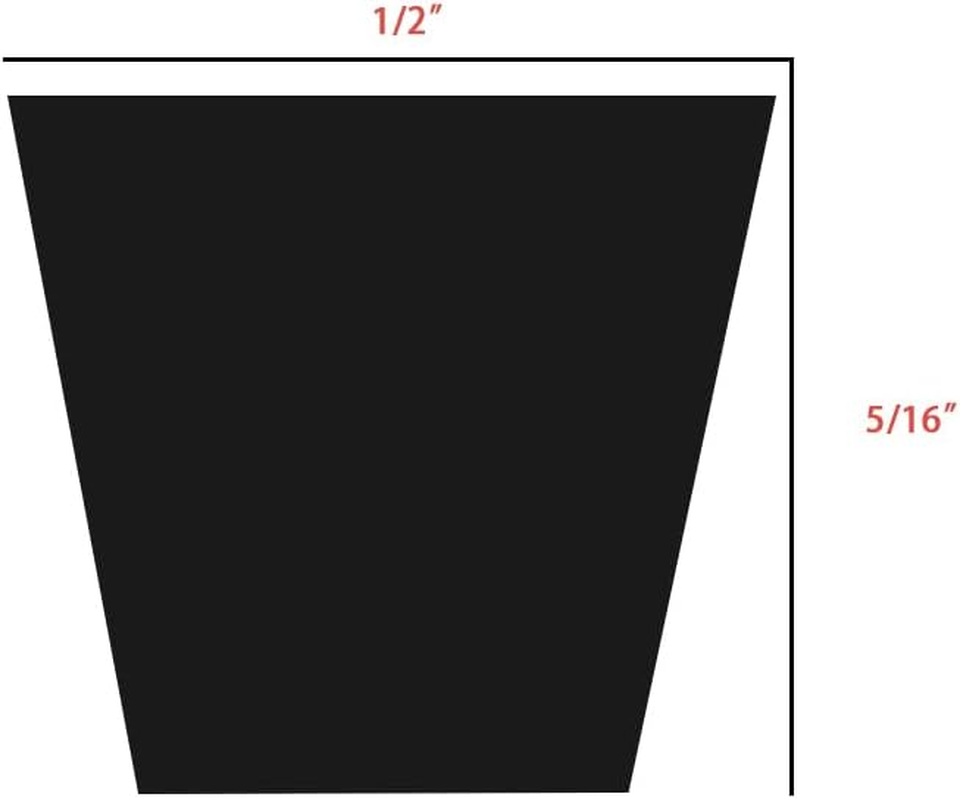 Ecsing 1Pc Mower Drive V-Belts MTD 754-05001 954-05001 Outer Length 1118Mm Thickness 8Mm Compatible with Minirider 76 SD RDE SDE SDHE RDHE image number 5