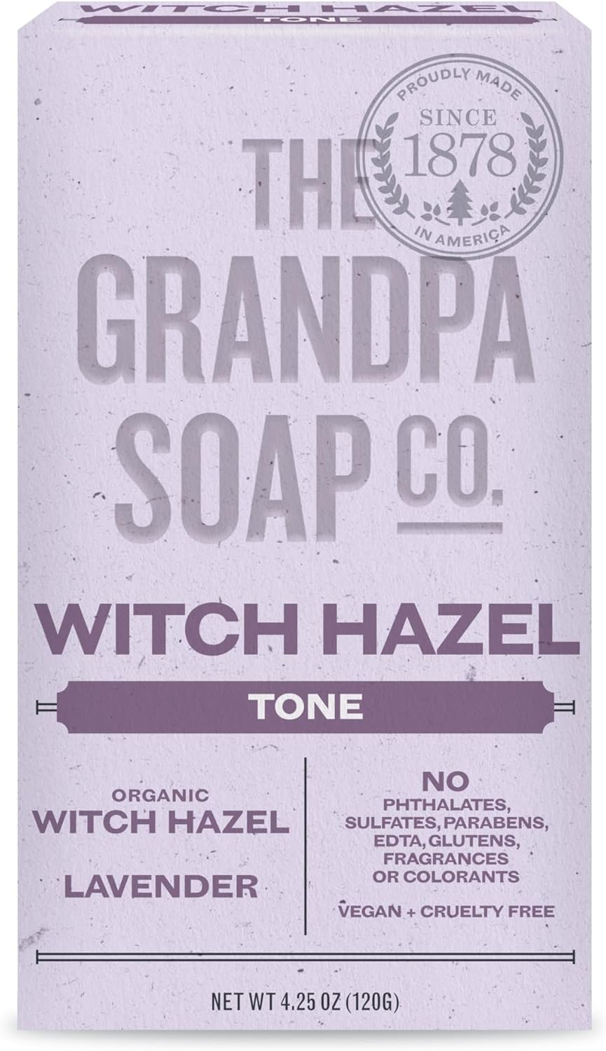 Grandpa'S Grandpas Soap Bar Witch Hazel, 4.25 Oz