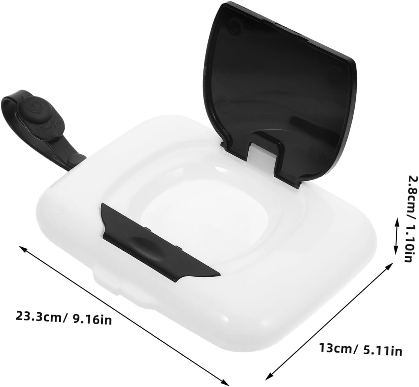 2Pcs Portable Wipes Dispenser Refillable Wet Wipe Holder for Travel Compact Tissue Case for Newborns and Parents Airtight Design Keeps Fresh image number 1