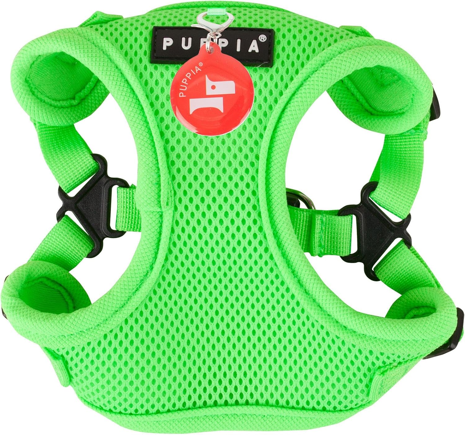 Puppia Authentic Neon Soft Harness C, Large, Orange