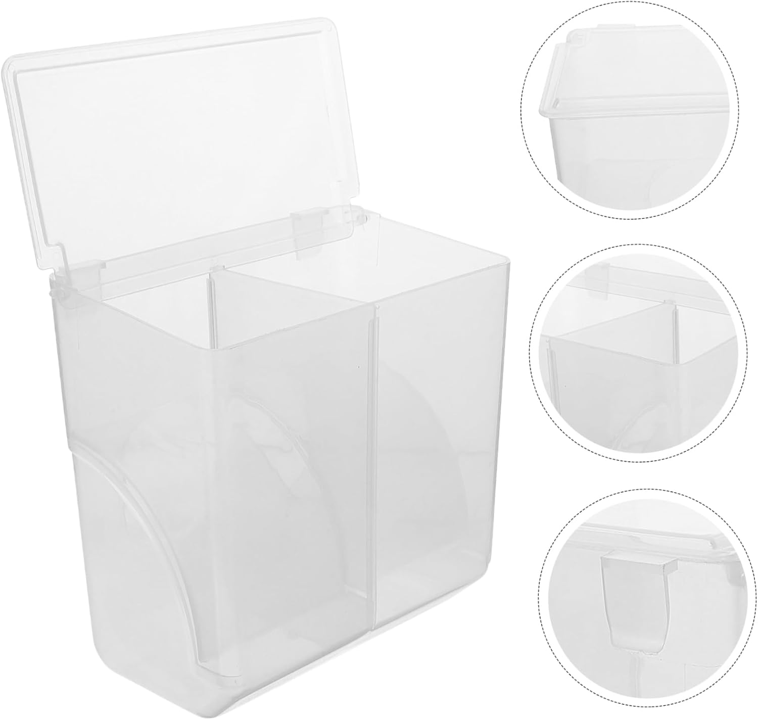 Hanging Pigeon Feeder Automatic Leakage Bird Food Dispenser for Pigeon Quail Cage Easy Install Clean Multi-Function Food Box with Capacity Bird Supplies image number 5