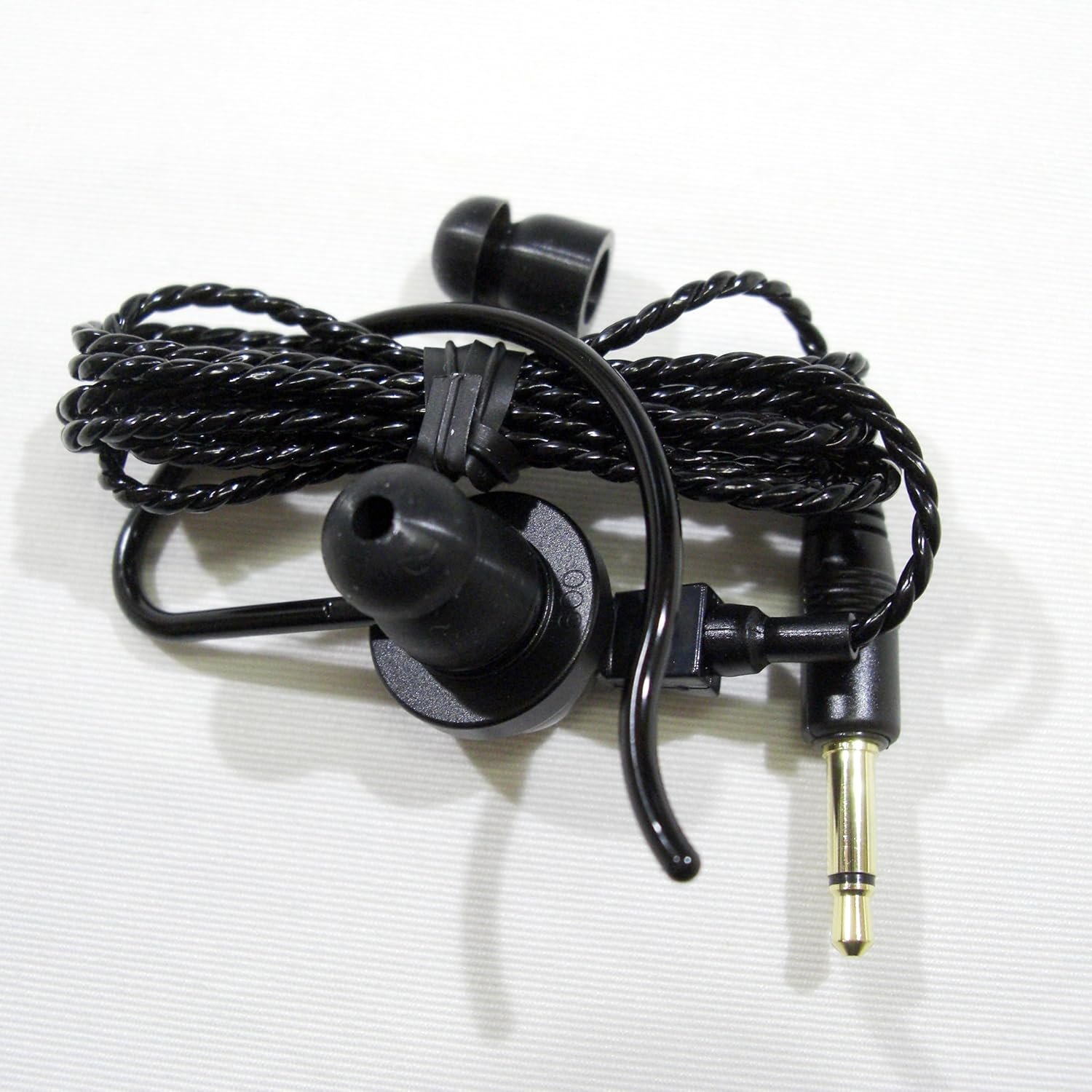 ICOM SP-16BW Ear-Mounted Earphones, Black, 0.1 Inch (3.5 Mm) Diameter, Long Cable image number 1
