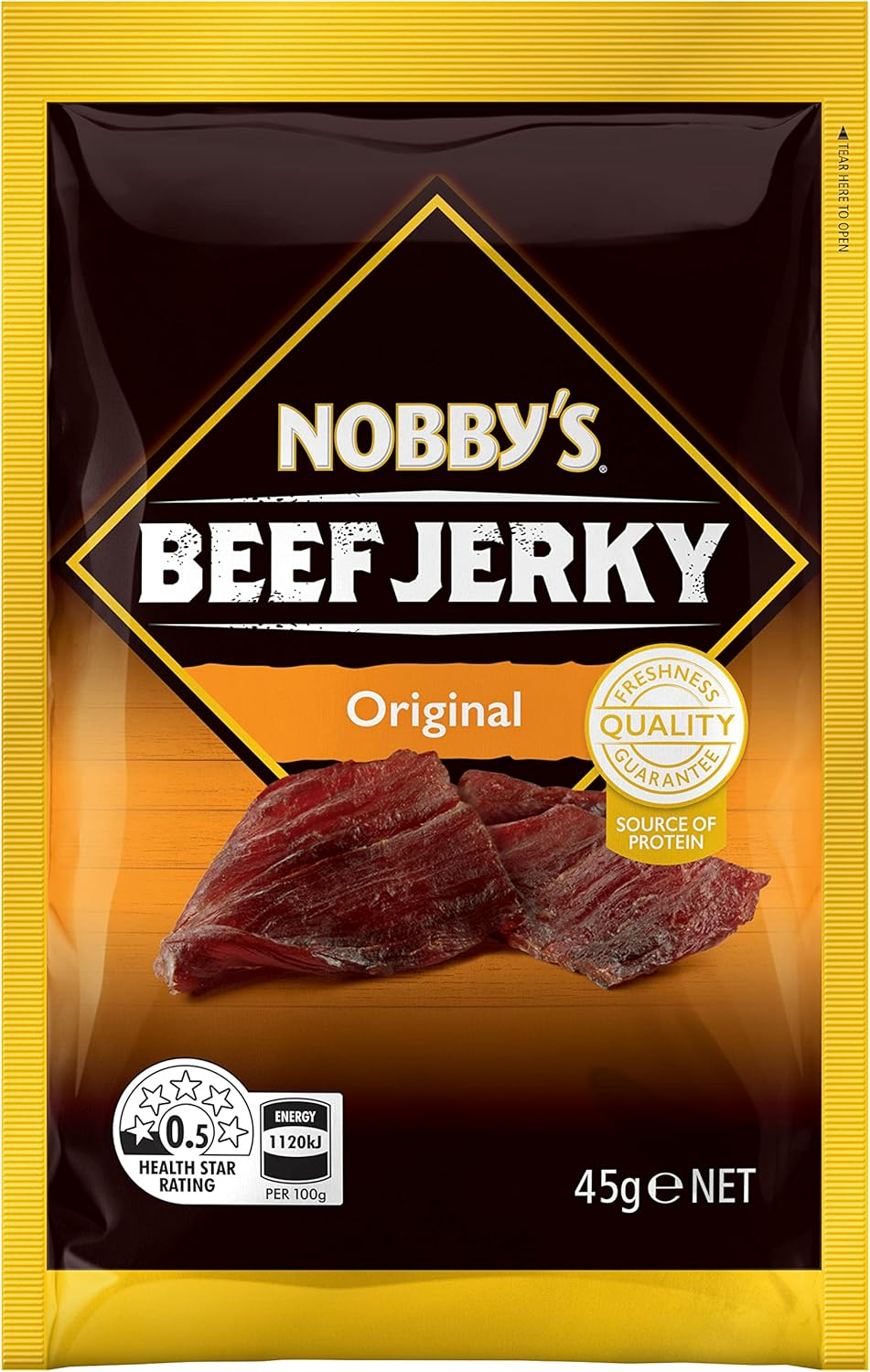 Nobby'S Original Beef Jerky 45G image number 1