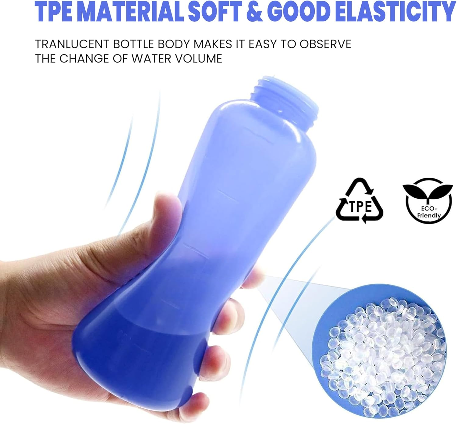 500Ml Portable Peri Bottle for Postpartum Care | Travel Bidet for Women | Perineal Cleansing Spray, Personal Hygiene Essentials for Hospital Bag & Home Use (Blue) image number 4