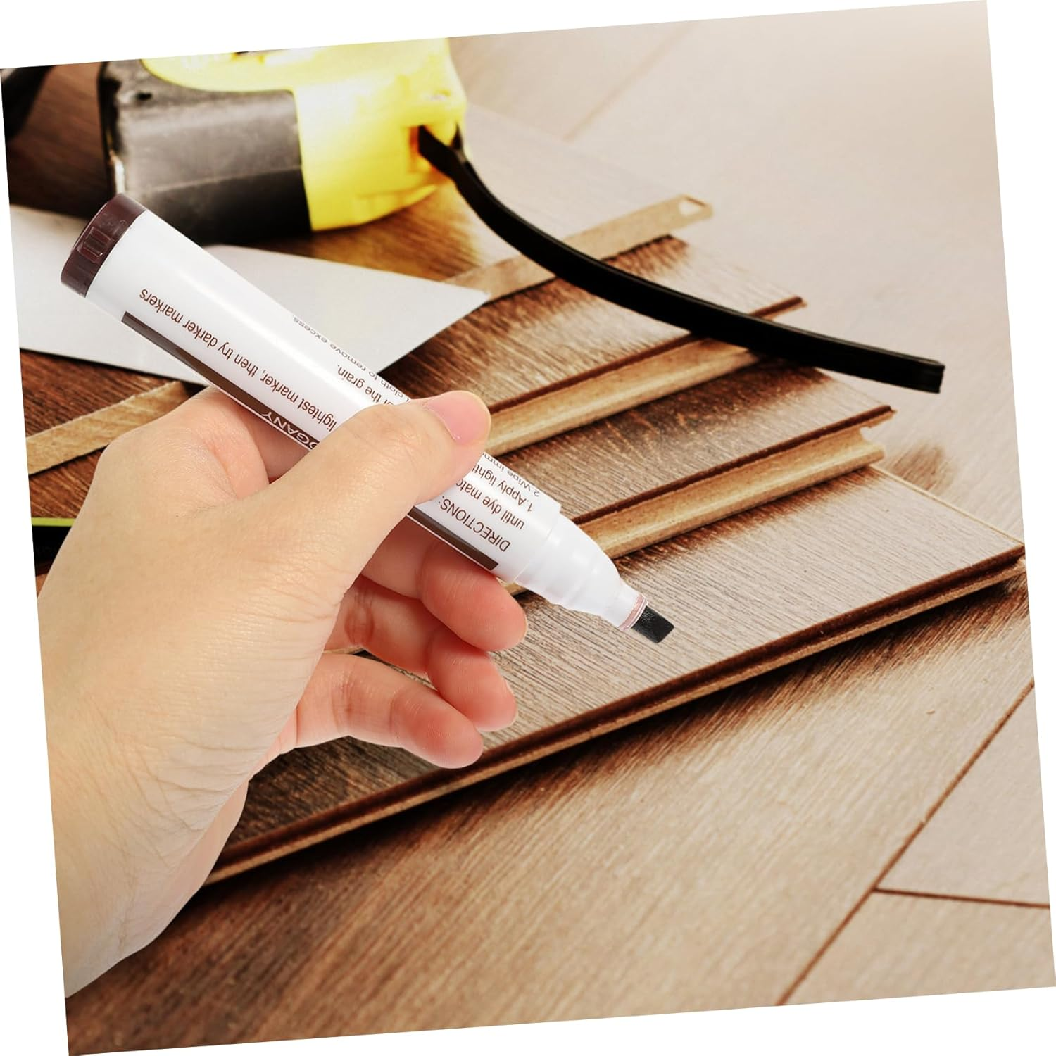 FRCOLOR 10Pcs Wood Furniture Markers Touch-Up Repair Pen Portable Markers Quick Dry Home Supplies image number 1