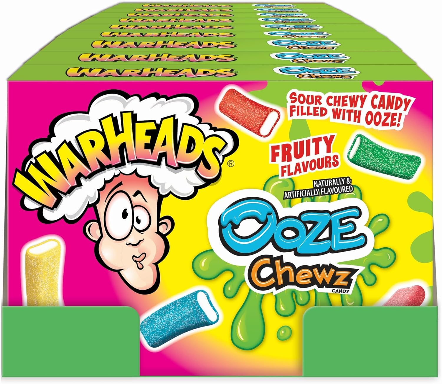 Warheads Ooze Chews Theatre Box 99G image number 3