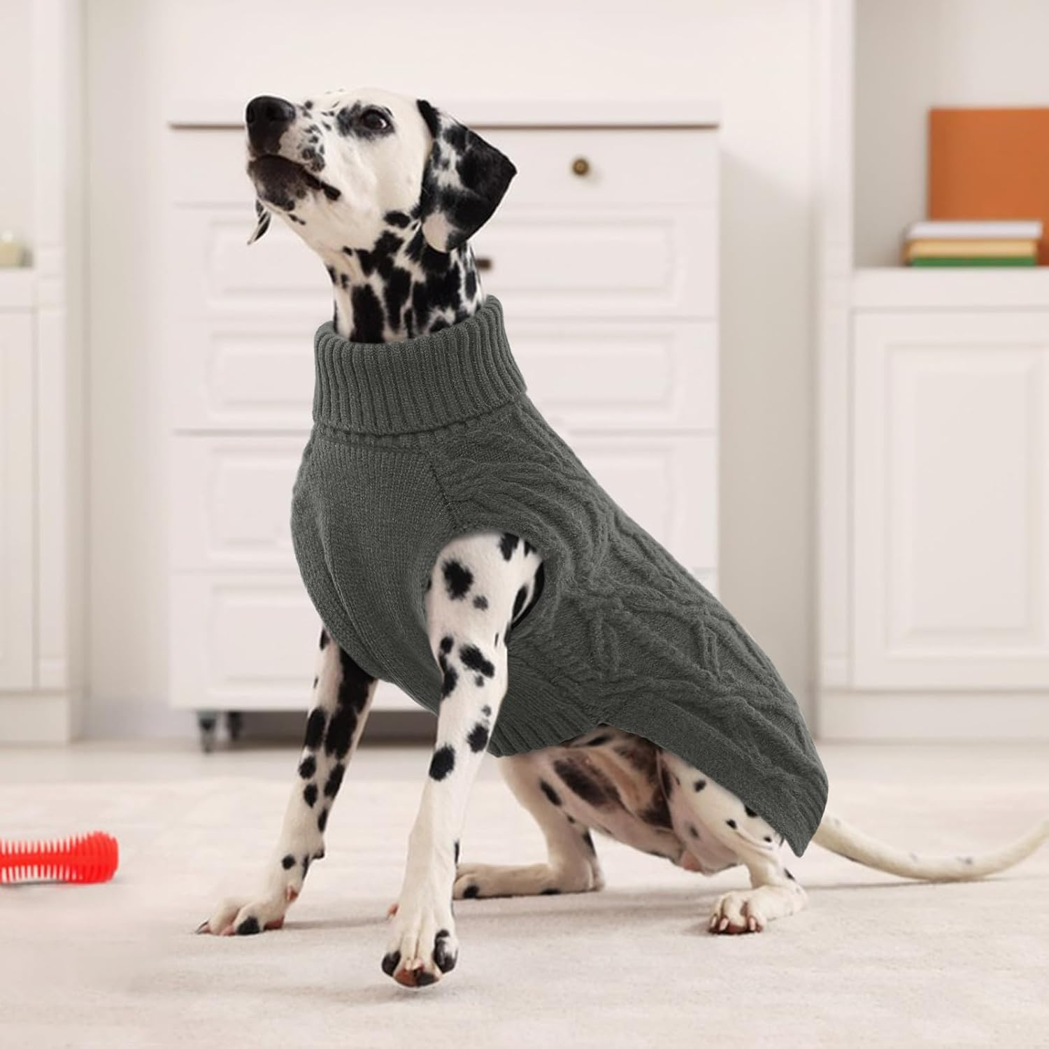 Cats, Dog Jumper, Winter Warm Dog Jumper, Coat, Jacket, Vest, Puppy Clothing, Dog Jumper, Christmas Dog Coat, Small Dogs, Chihuahua Jumper (Grey, XS) image number 4