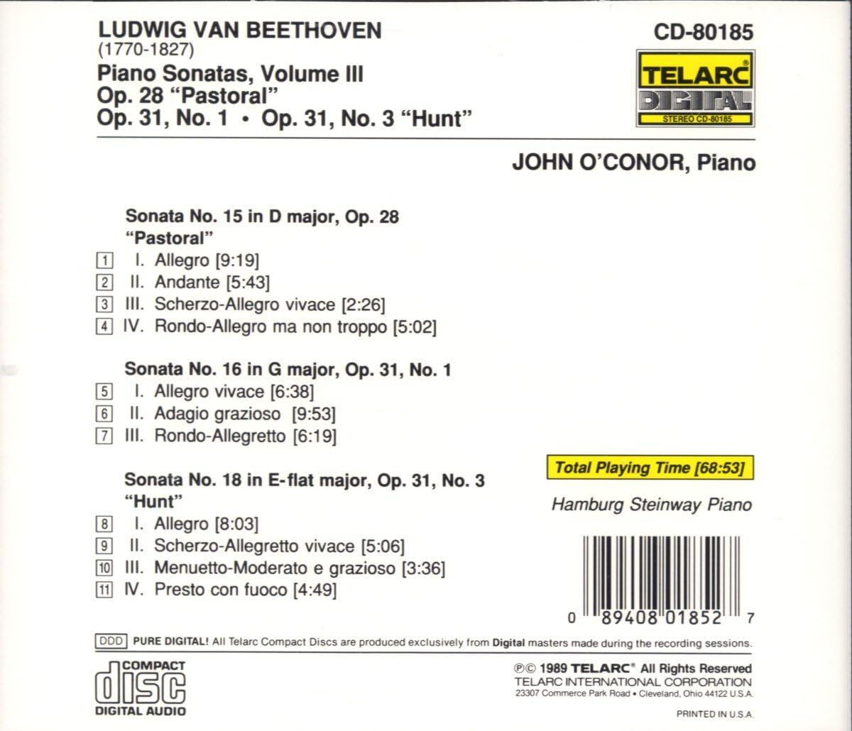 Beethoven: Piano Sonata Vol 3