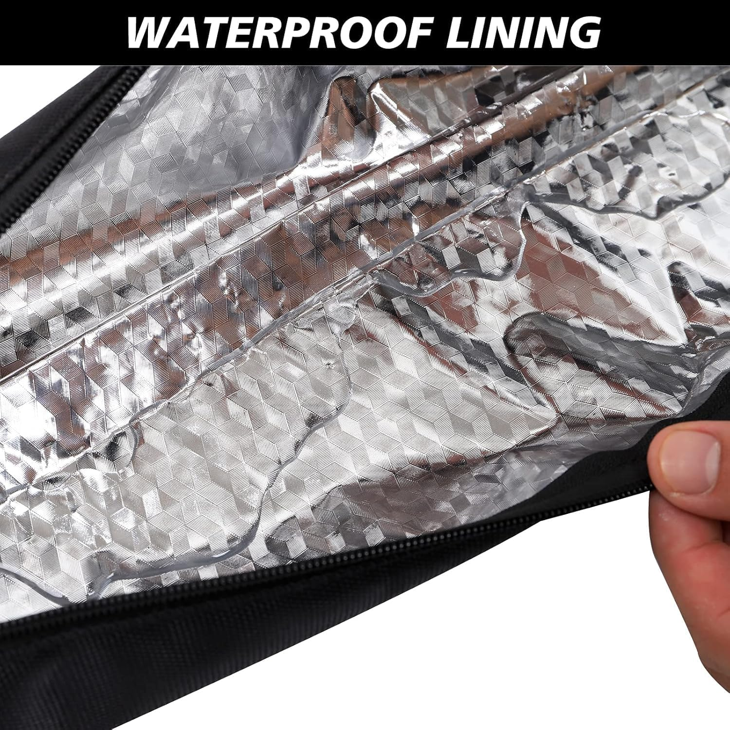 Beer Sleeve for Golf Bag, 7-Can Insulated Cooler Sleeve, Leak Proof & Adjustable Strap, Fits Most Golf Bags, Keeps Beverages Cold on the Course, Ideal Golfs Accessories & Gift image number 5