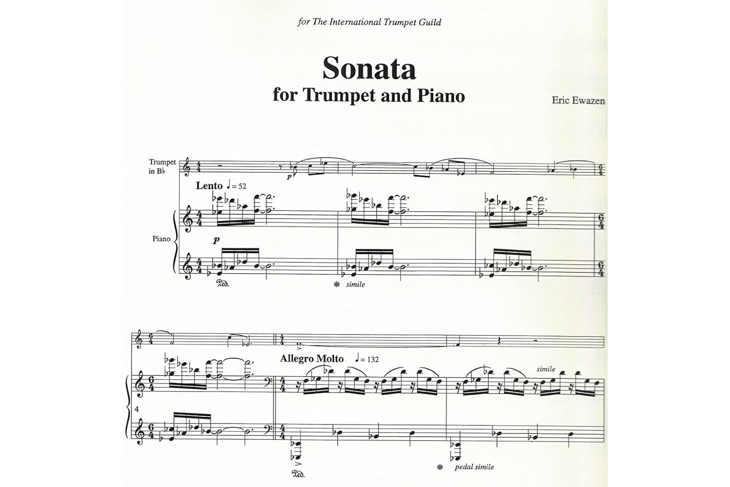 Sonata for Trumpet and Piano: Trumpet image number 1