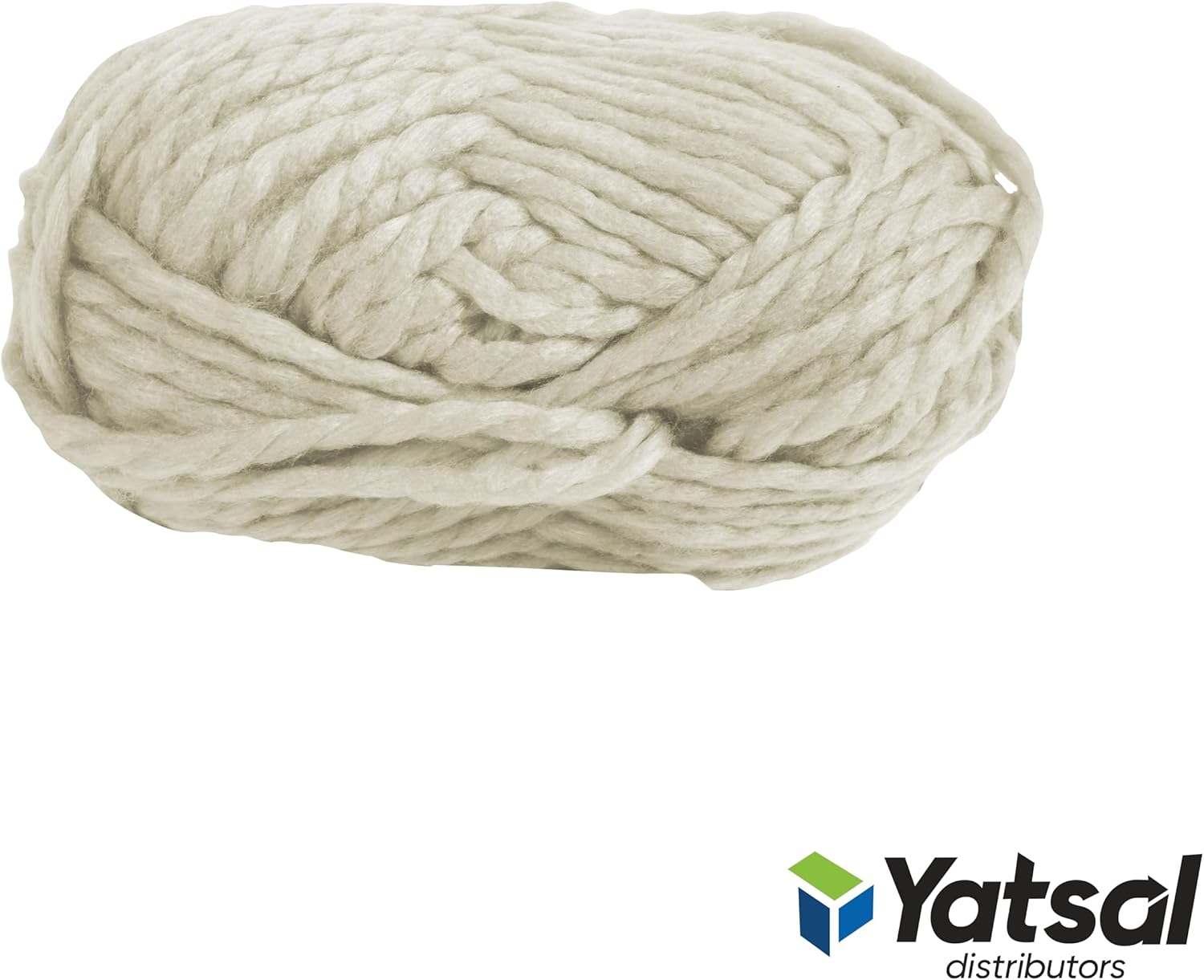 Yatsal Super Chunky 3-Ply Knitting Wool Yarn 100 G, White image number 4