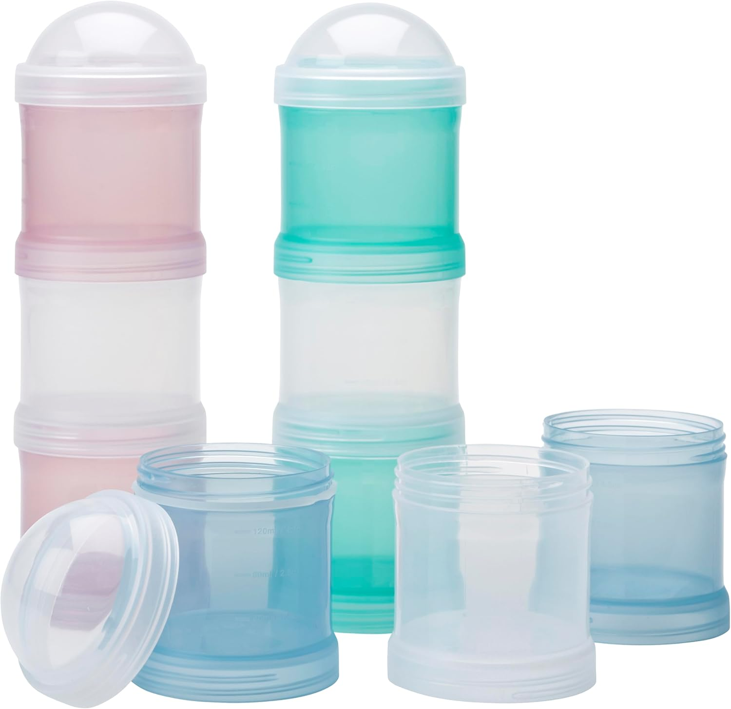 Smash Leak Proof Snack Tubes, Blue Reusable, Bpa-Free, Stackable & Travel-Friendly | Fits Bottle Holders | Perfect for Salad Dressing, Snacks & Dips image number 4