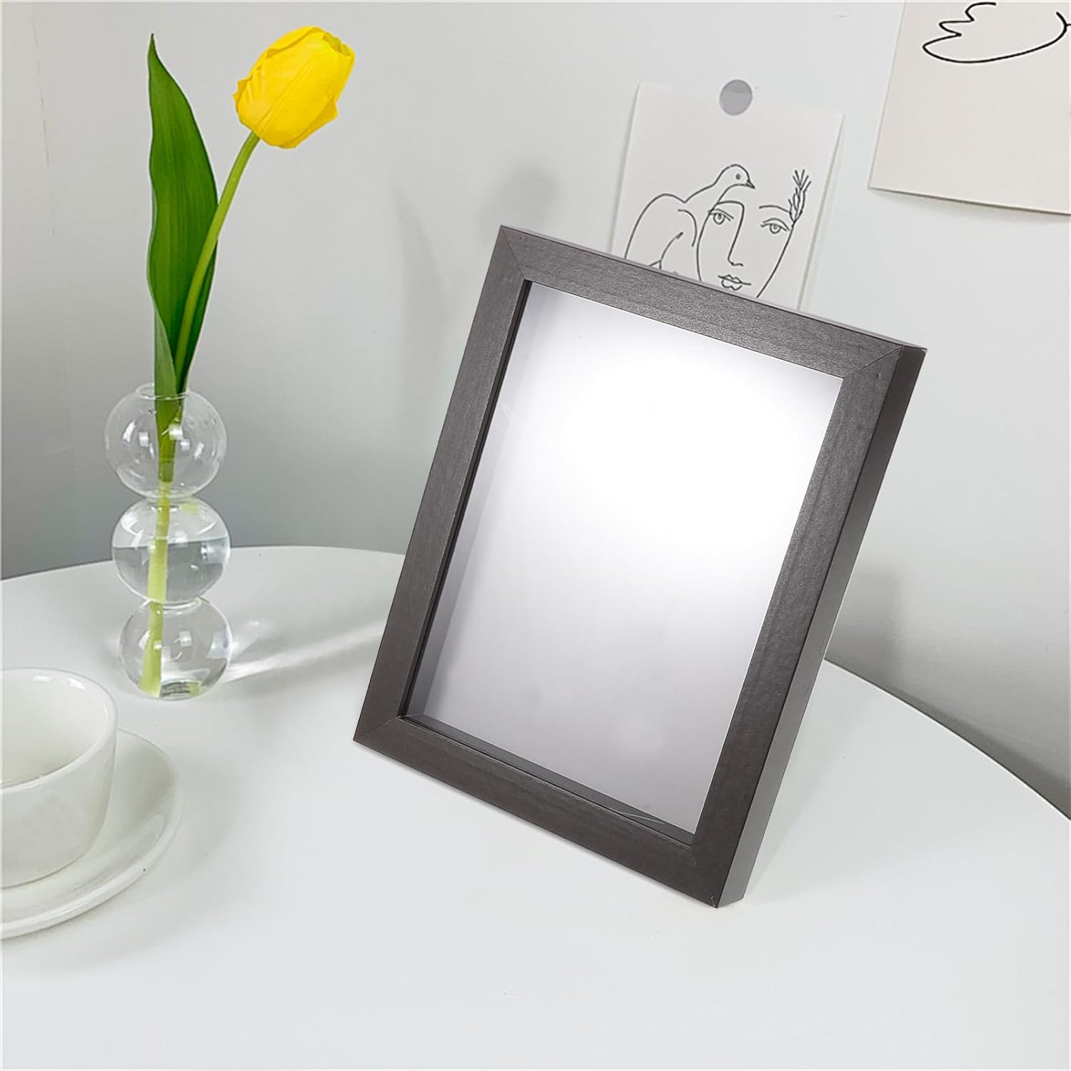 Yardwe Handprint Footprint Kit Photo Frame Newborn Keepsake Memory Decor Nursery image number 5