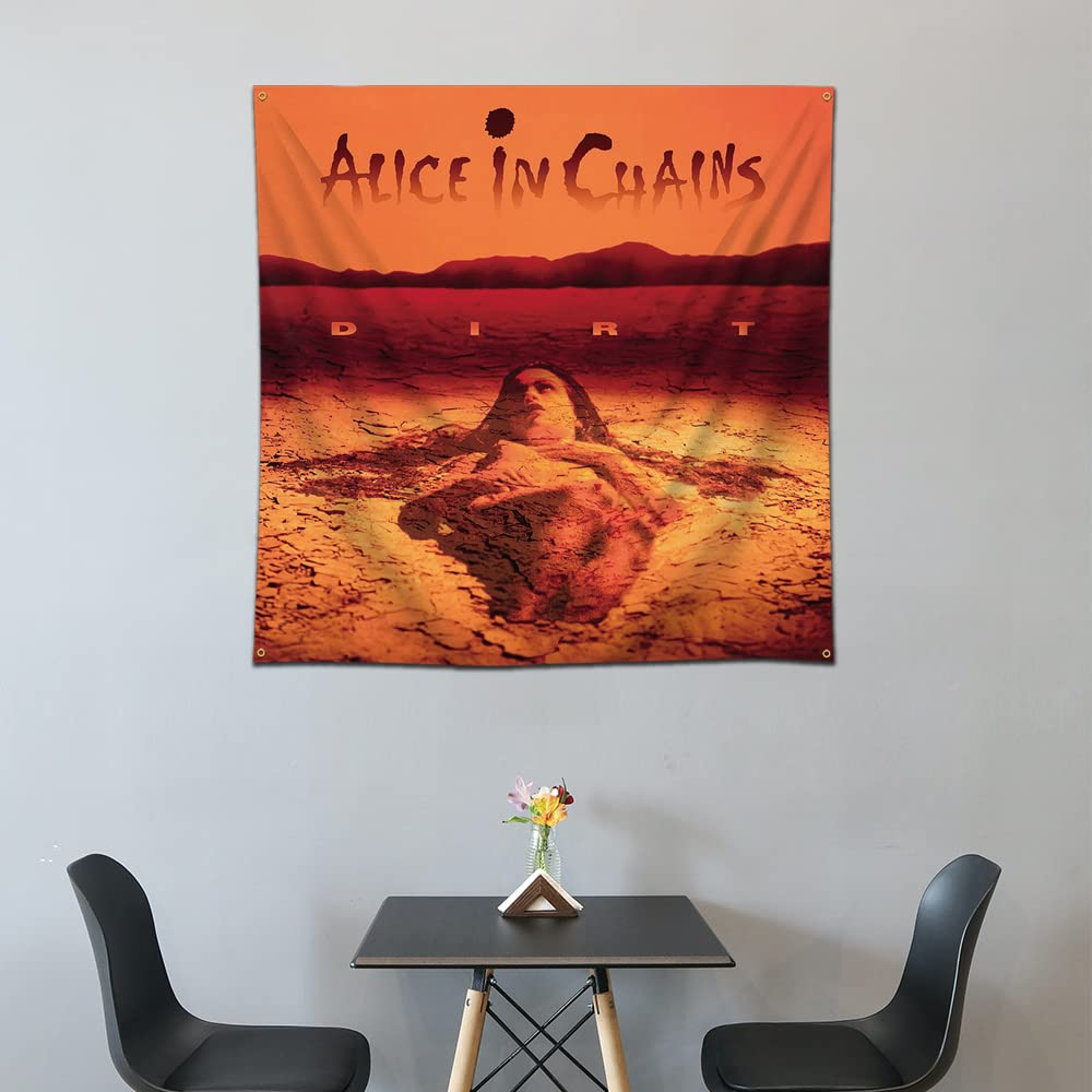 Eksent Rock Music Tapestry Flag BANNER HUGE 4X4 Ft Fabric Poster Tapestry Flag Album Cover