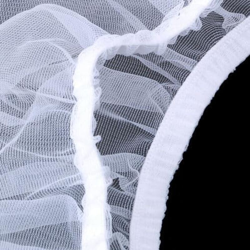 2 PCS Bird Cage Cover and Seed Catcher, Large Nylon Cover for Parakeet Macaw African round Square Cage, Universal Birdcage Cover - Black image number 7