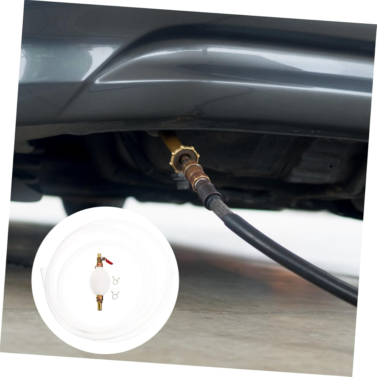 Truck Car Oil Tank Siphon Pump Manual Pump Petrol Conduction Hose Essential image number 5