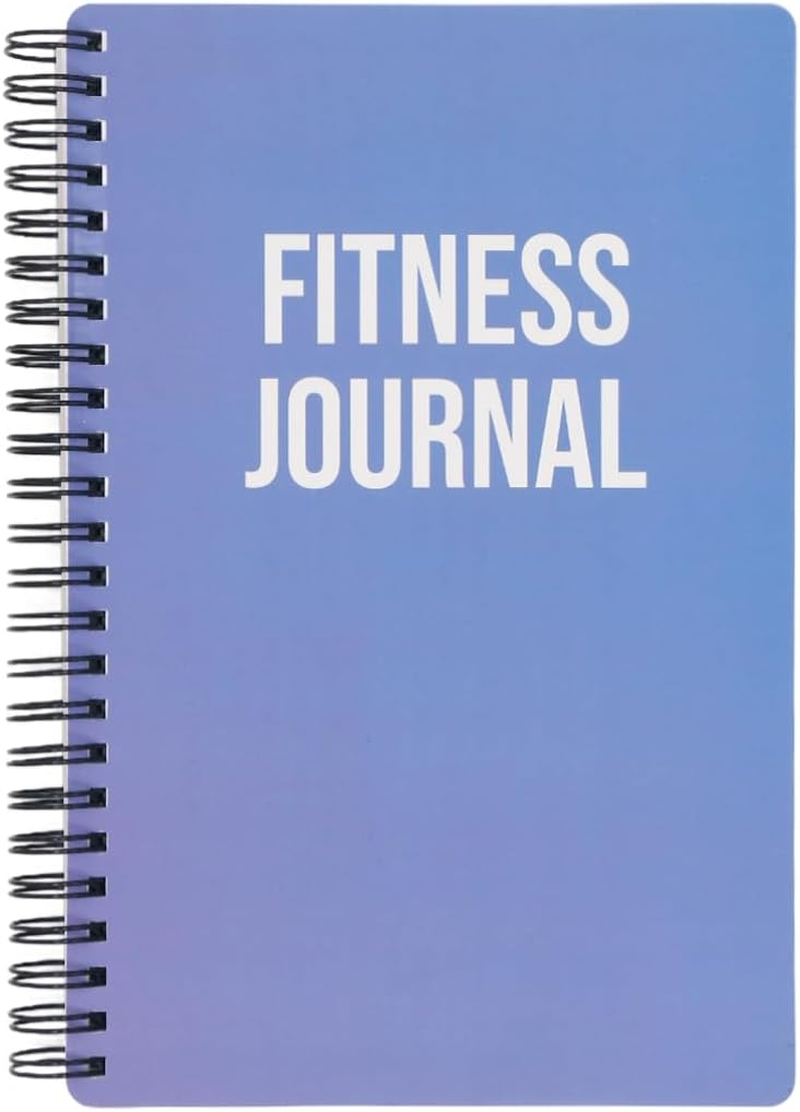 Fitness Planner for Women & Men - A5 Workout Log Book/Exercise Workout Log to Track Weight Loss, GYM, Bodybuilding Progress - Daily Health & Wellness Workout Journals, 5.8X8.3 in Workout Book (Black)