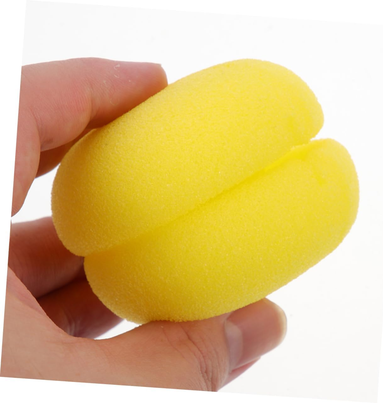 Mikinona 24Pcs Sponge Hair Curlers Balls Lightweight Hair Rollers for Natural Curling Soft Strawberry Rollers Suitable for Bangs Easy DIY Styling Tools for Women