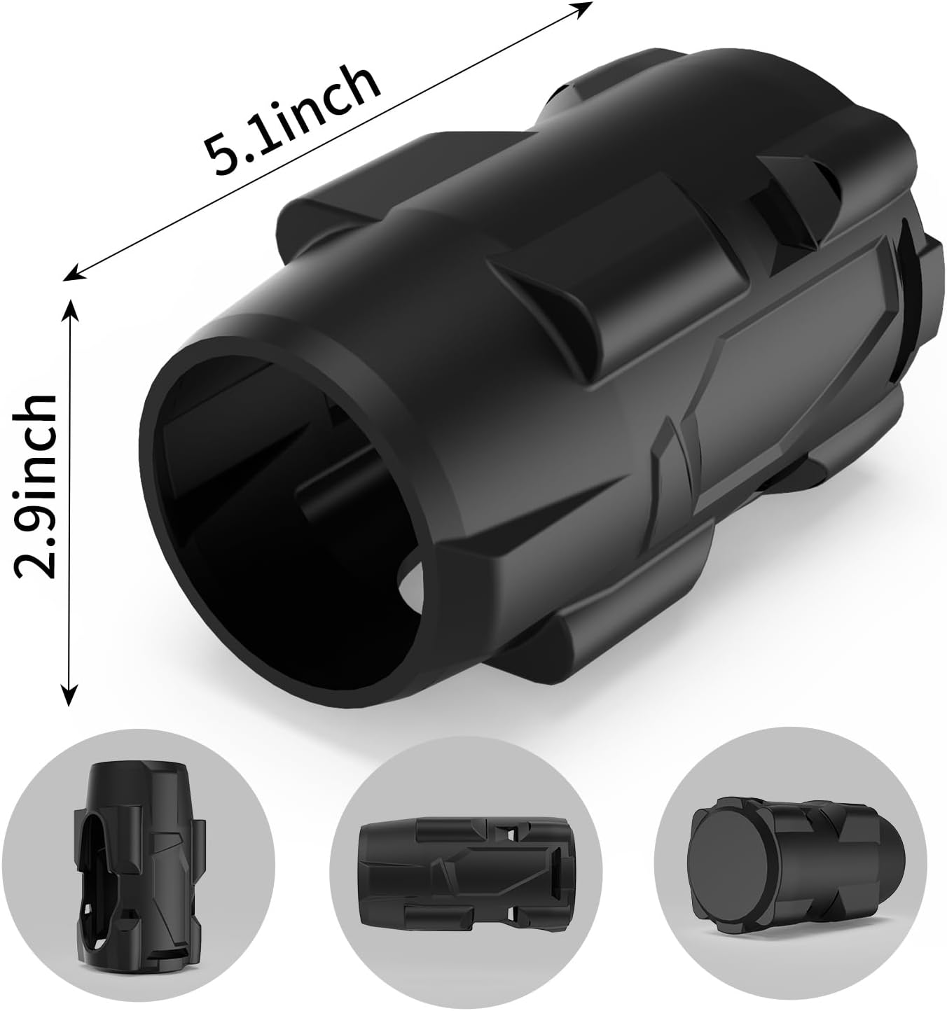 M18 Fuel Mid-Torque Impact Rubber Protective Boot 49-16-2960 M18 FUEL&trade; 3/8" Mid-Torque Impact Rubber Protective Boot (2962-20) image number 2