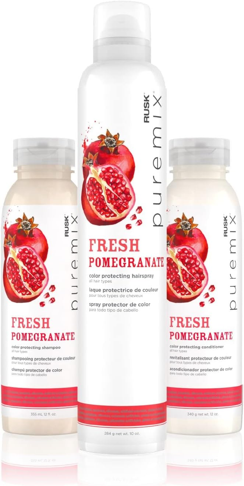 Puremix Fresh Pomegranate Color Protecting Shampoo by Rusk for Unisex - 35 Oz Shampoo