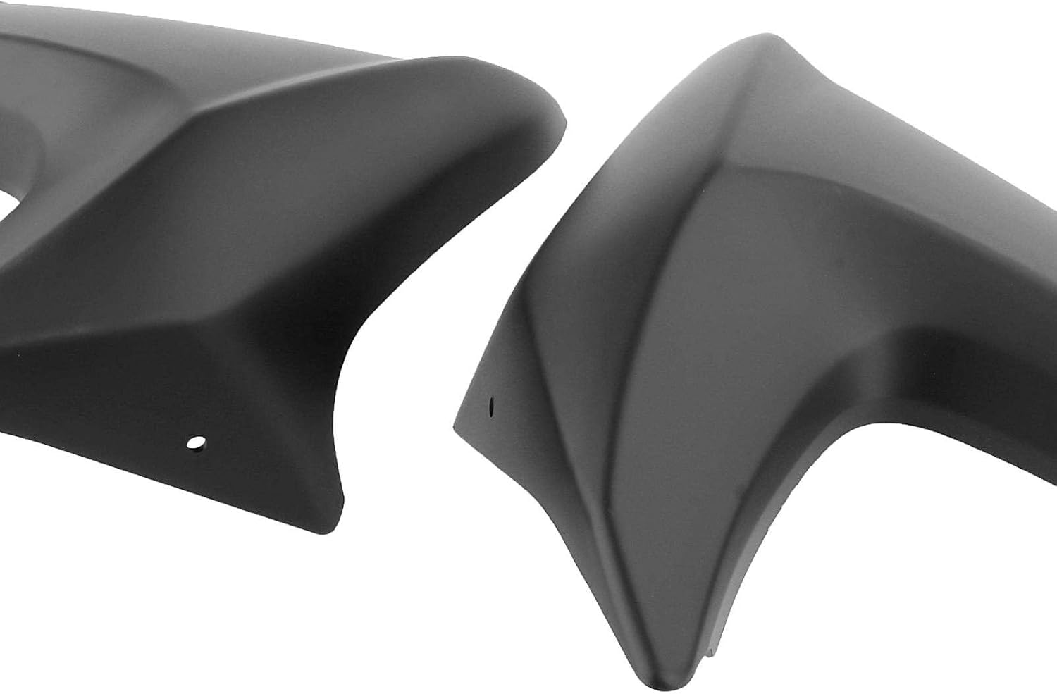 Blesiya 1 Pair Left Right Motorcycle Radiator Cover Fairing Fit for ER6N ER-6N 2012-16 Repair Parts, Matt Black image number 1