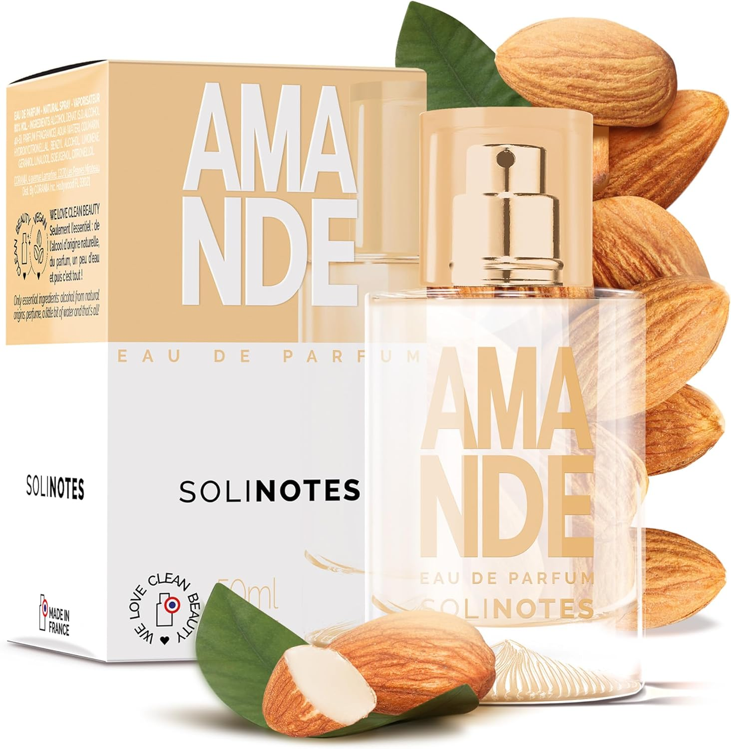 Solinotes Paris Amande Eau De Parfum 50Ml image number 6