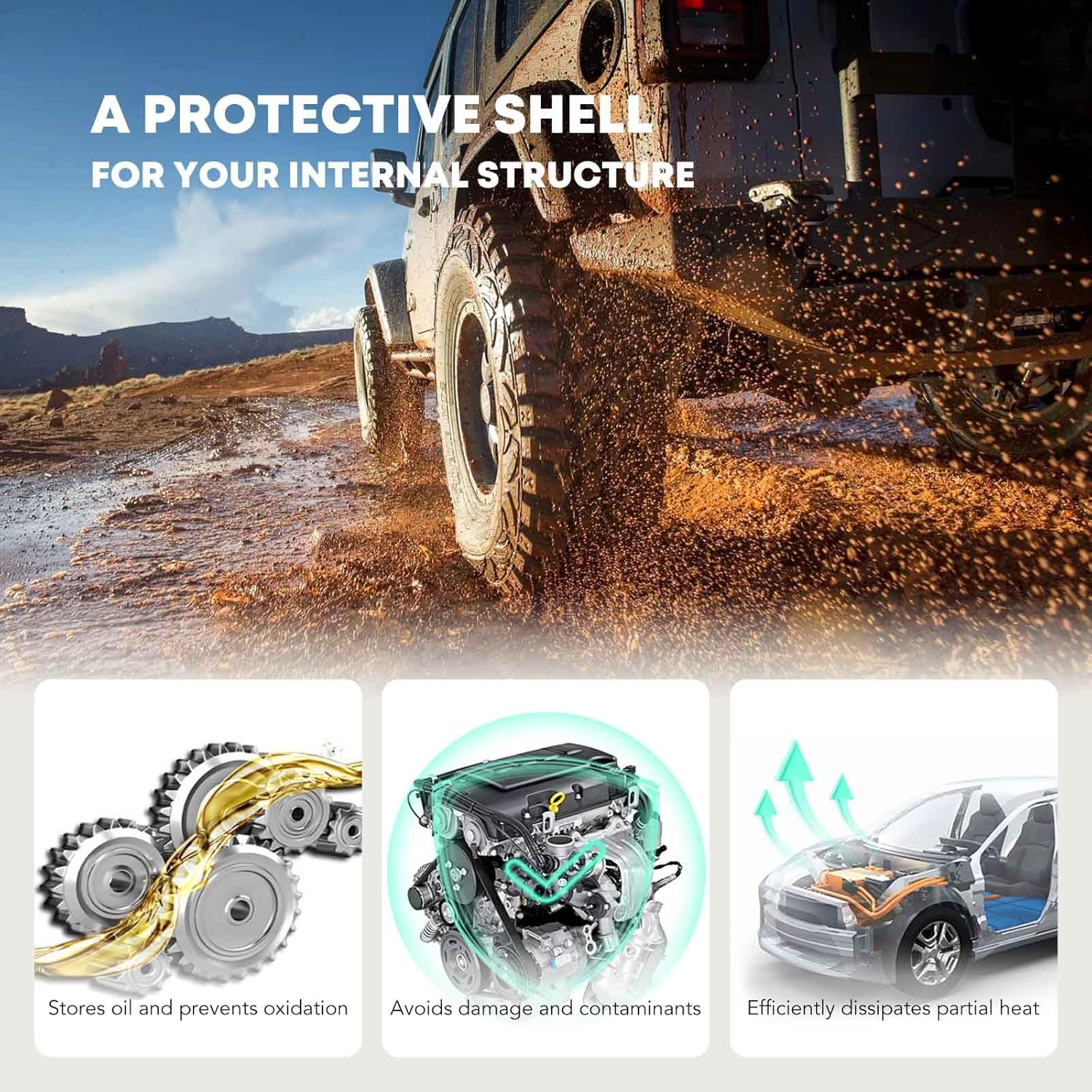 Transmission Oil Pan and Drain Plug Replacement for Chrysler 300 Dodge Charger Challenger Magnum Jeep Grand Cherokee Wrangler NAG1 W5A580 image number 4