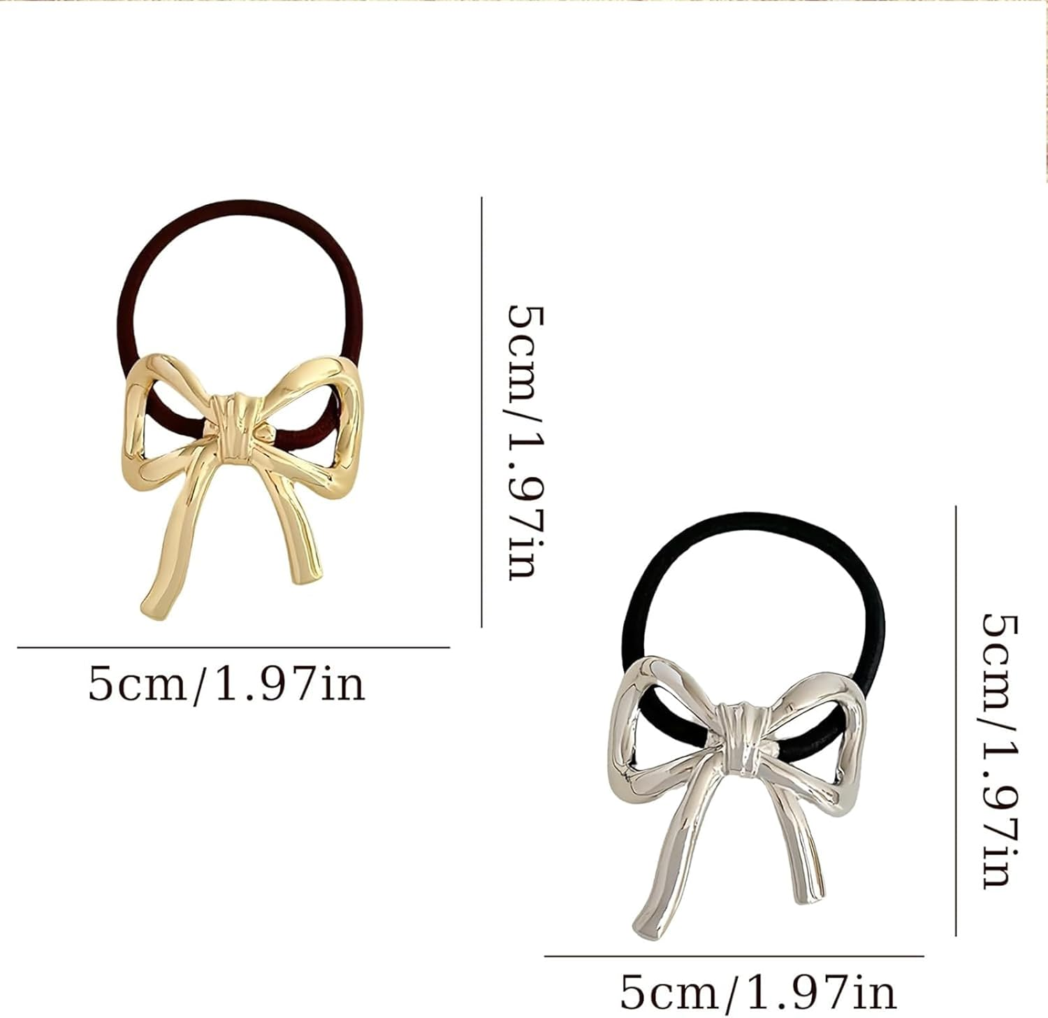 CALLYSONIC Hair Bow, Pack of 2 Hair Clips Bow, Hair Bow, Bow Hair Clips for Girls image number 1