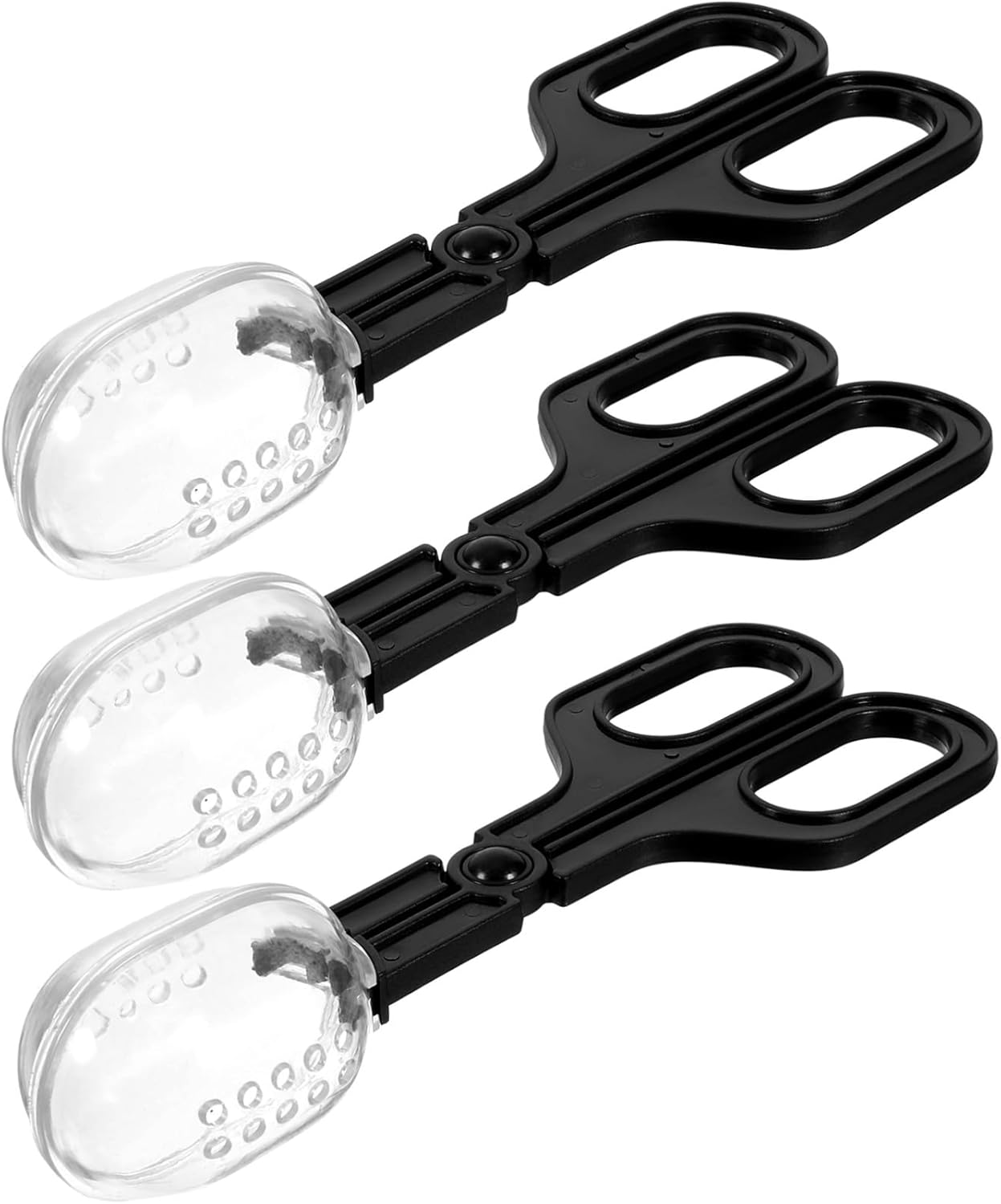 Toddmomy 3Pcs Small Plastic Poop Scoop for Hamsters with Scissor Handles Lightweight Pet Waste Picker for Small Animals Design for Efficient Cage Cleaning and Scissor Practice image number 6