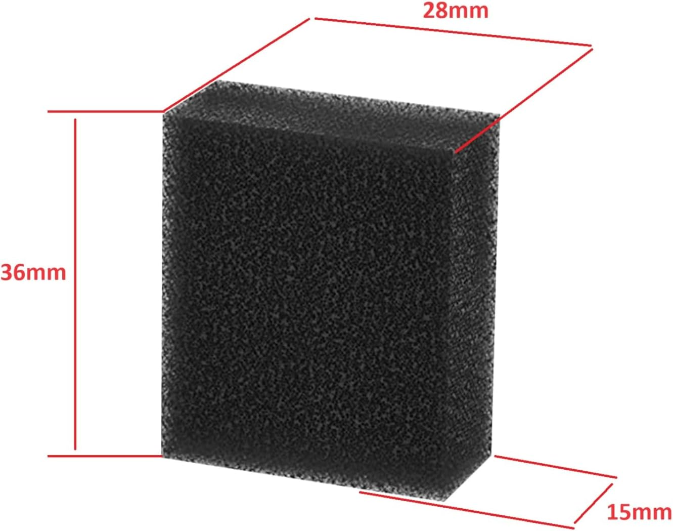 Cyclingcolors 8X Cat Drinking Fountain, Sponge Foam Filter, Black Cat Fountain, Pet Fountain, Water Fountain, Foam image number 1