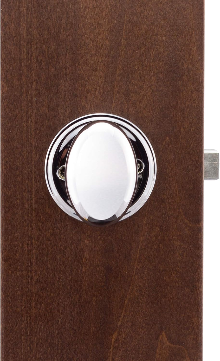 Copper Creek EK2020PS Egg Door Knob, Passage Function, 1 Pack, in Polished Stainless image number 6