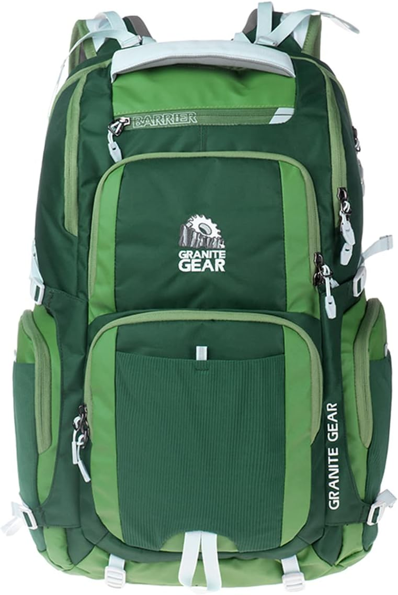 Granitegear Waterproof Hiking Backpack Outdoor Backpack Travel Backpack School Backpack Daily Shoulder Bag 1000026-0003 Green 17 Inch Laptop Notebook Backpack for Men Womens Boys Girls image number 1