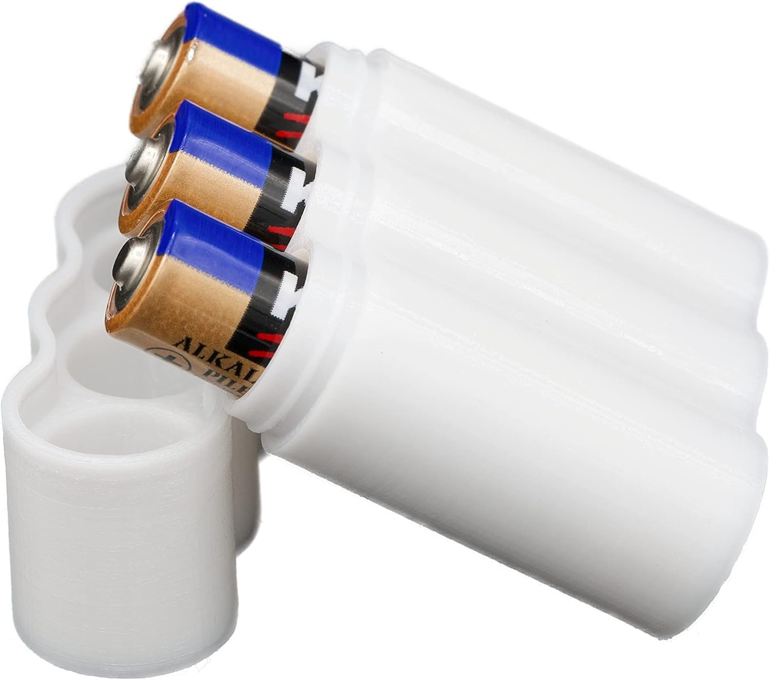 Protect Your Power - Slimline AAA Battery Case, Soft Durable Material - Pack of 2 (Holds 3 Batteries) image number 1